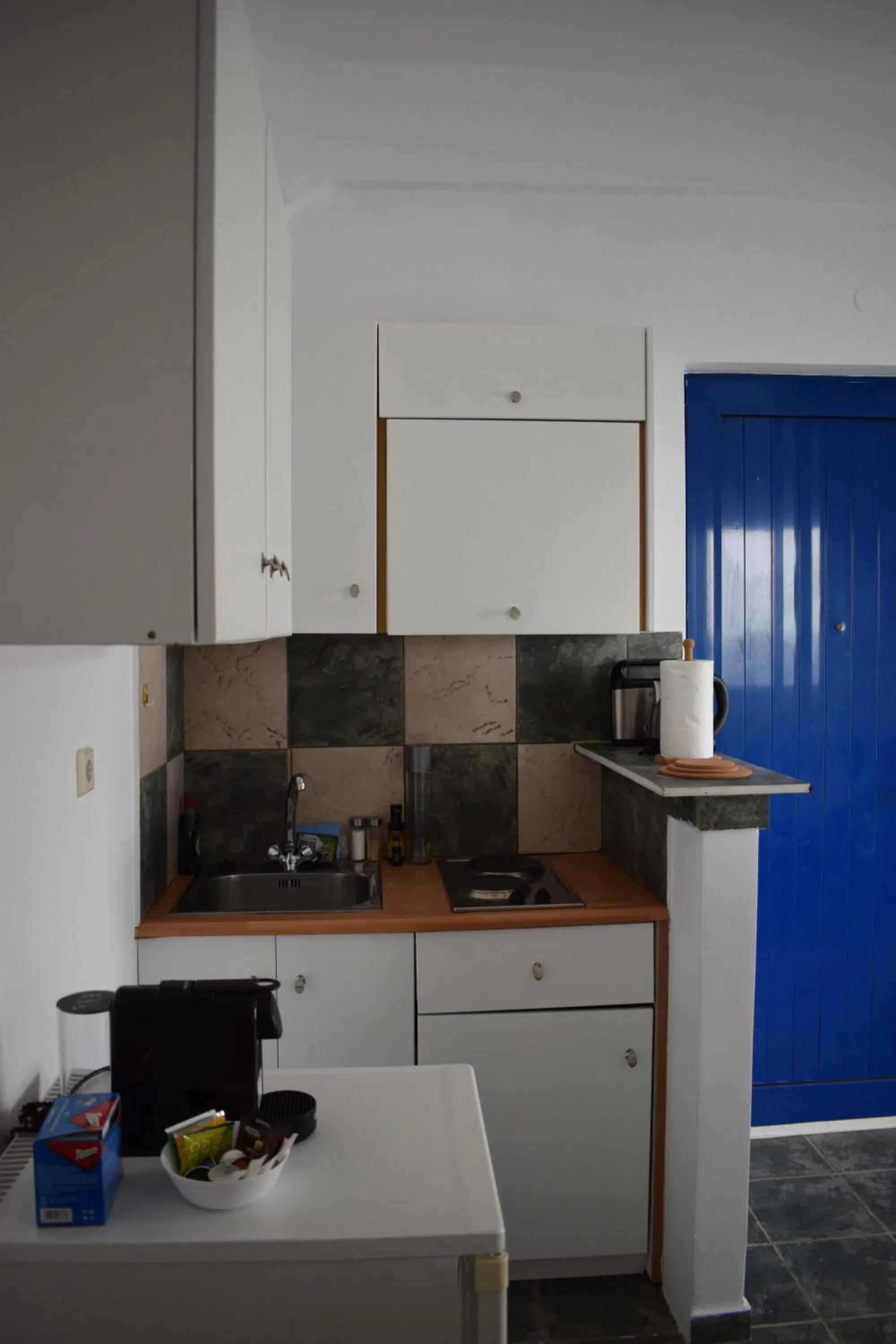 Kitchen or kitchenette in Muses seaside Villas