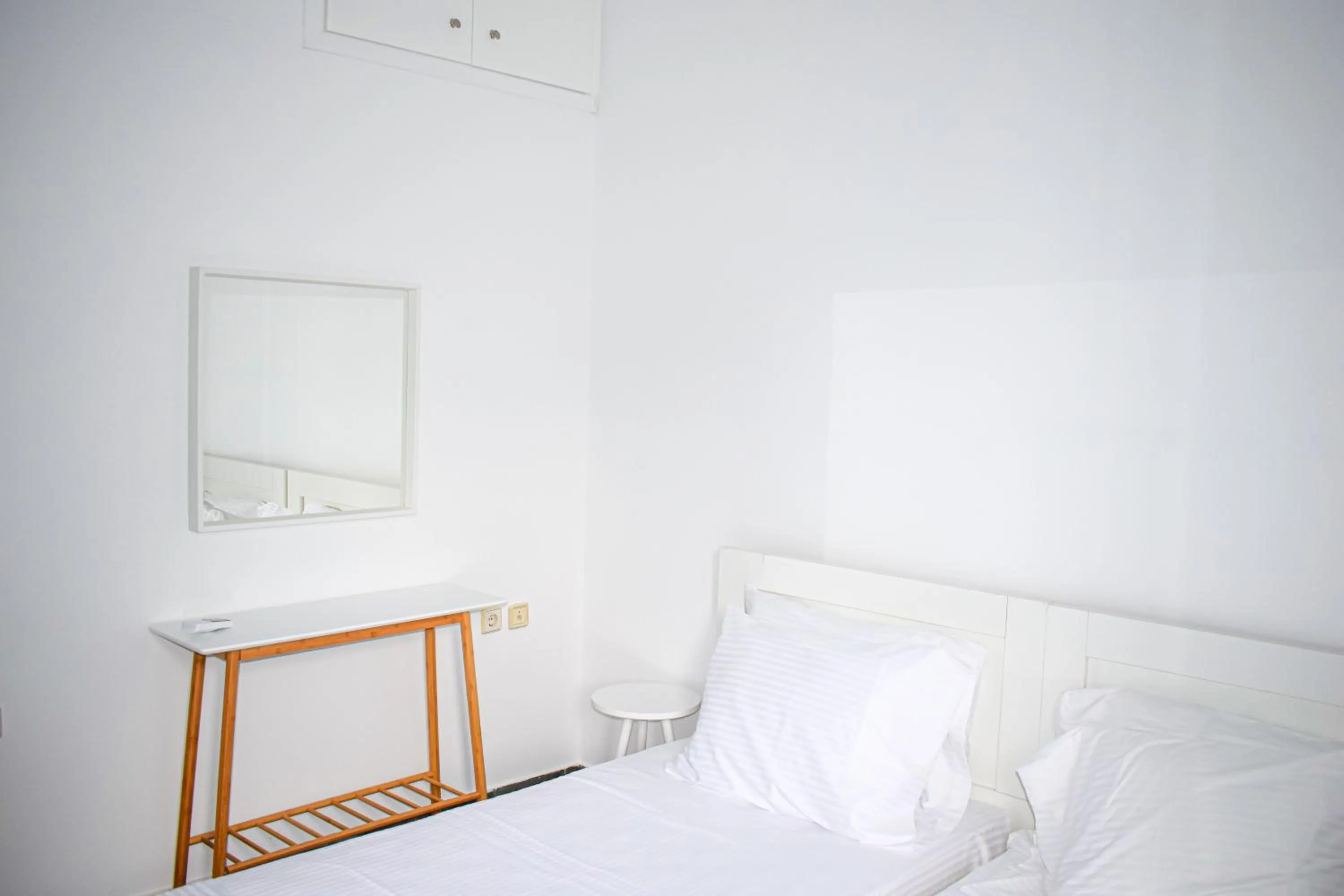 Bed in Muses seaside Villas