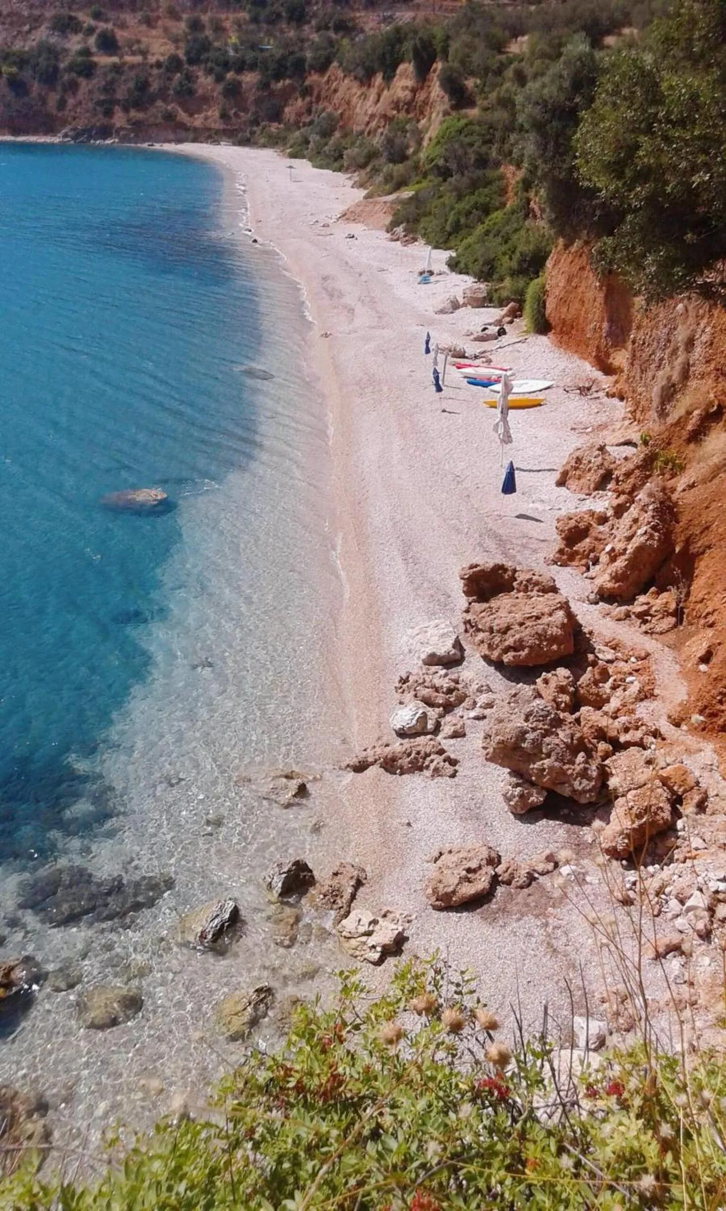 Beach in Muses seaside Villas