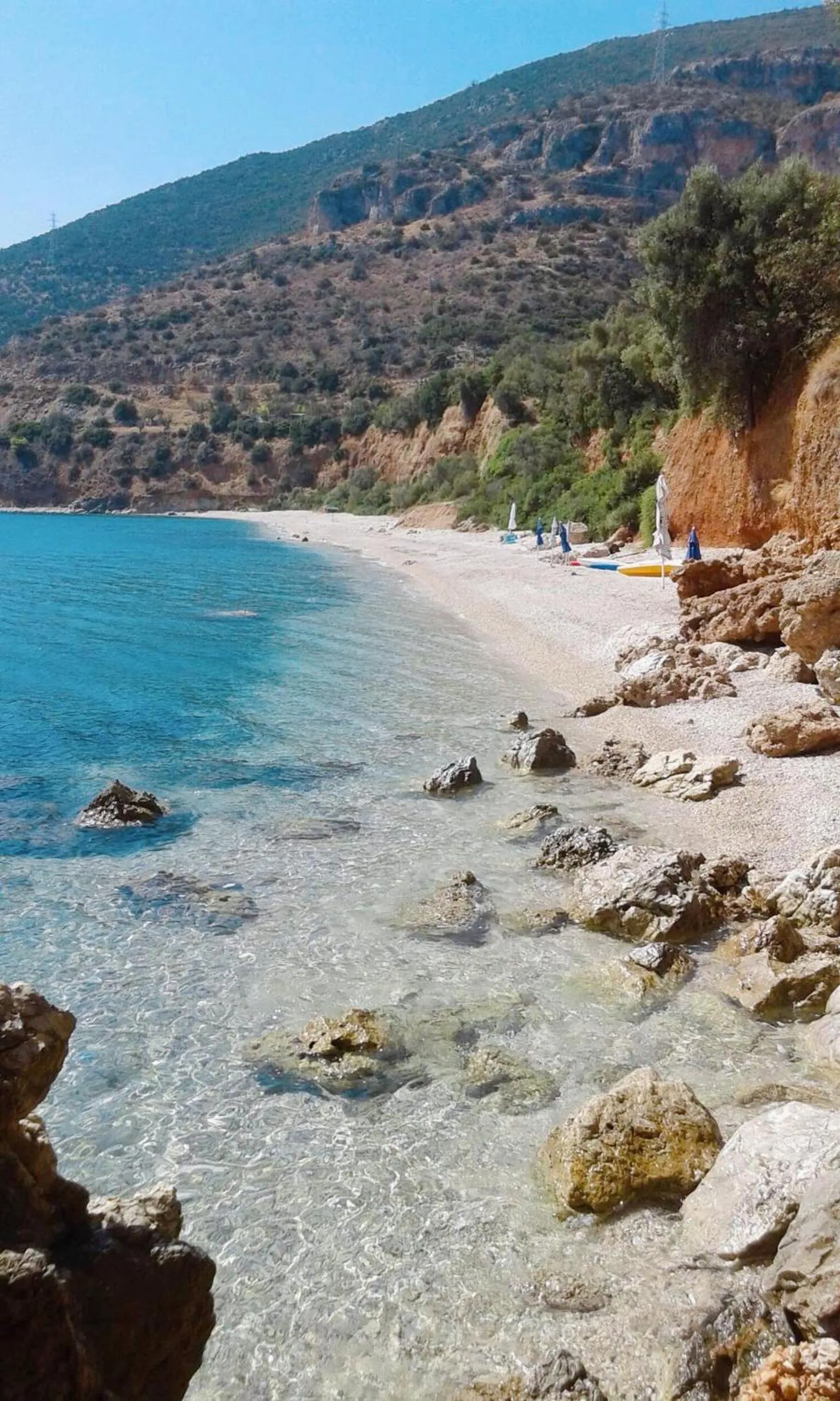 Beach in Muses seaside Villas