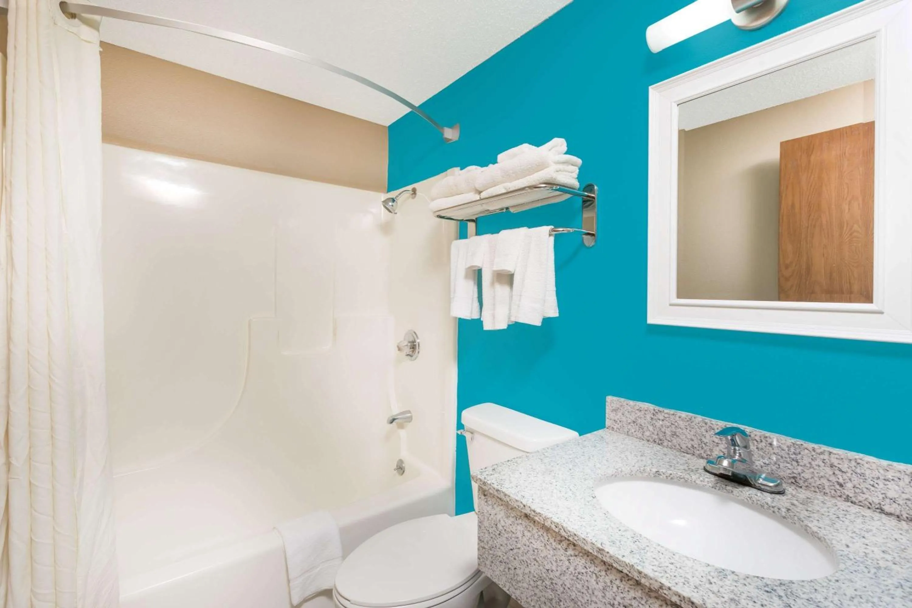 Bathroom in Super 8 by Wyndham Spencer