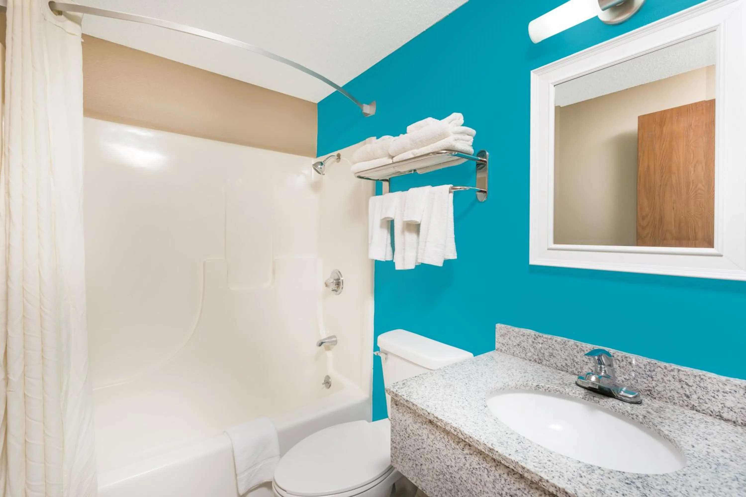 Bathroom in Super 8 by Wyndham Spencer