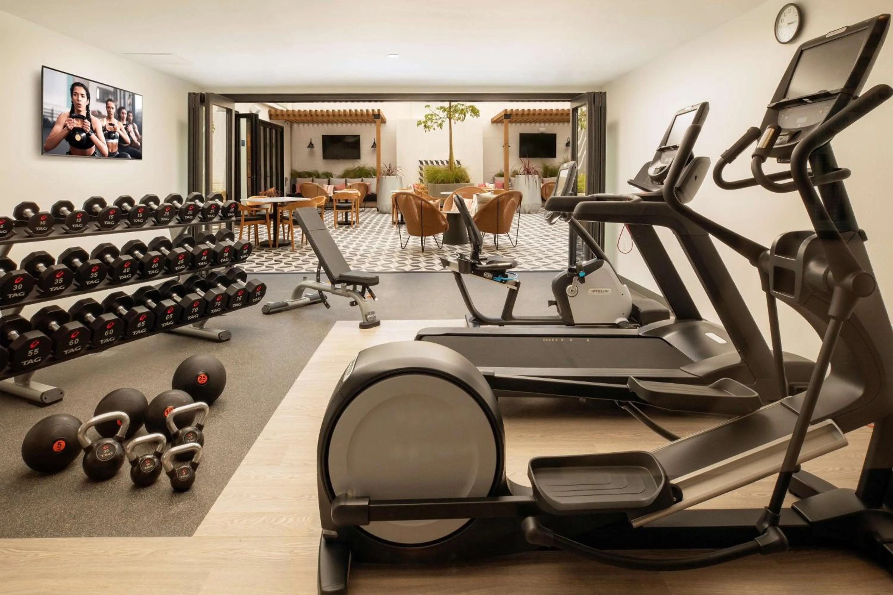 Fitness centre/facilities in The Monsaraz San Diego, Tapestry Collection By Hilton