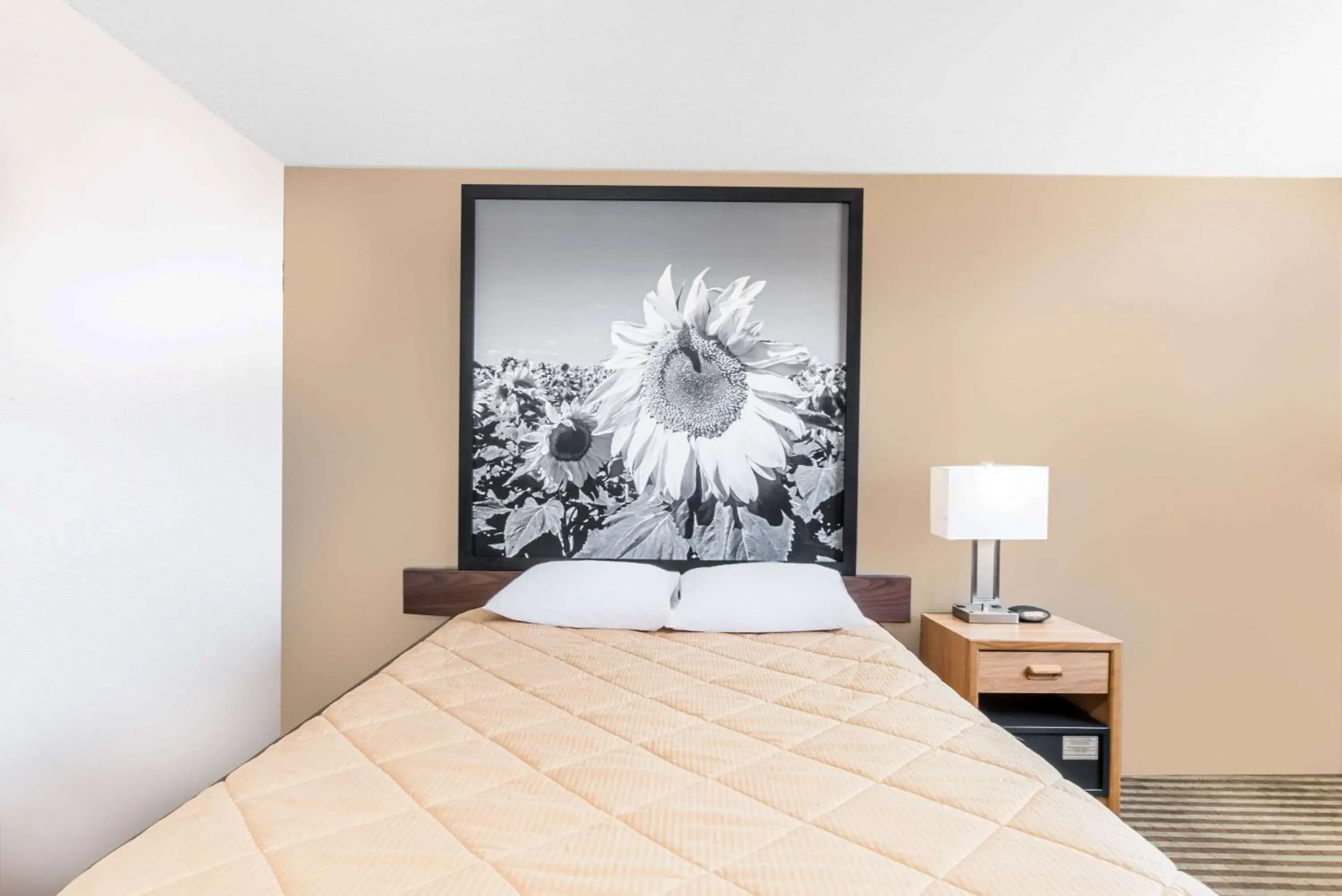 Bed in Super 8 by Wyndham Bowman Bed in Super 8 by Wyndham Bowman