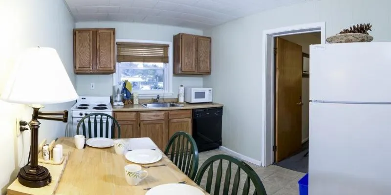 Kitchen or kitchenette in Gauthier's Saranac Lake Inn