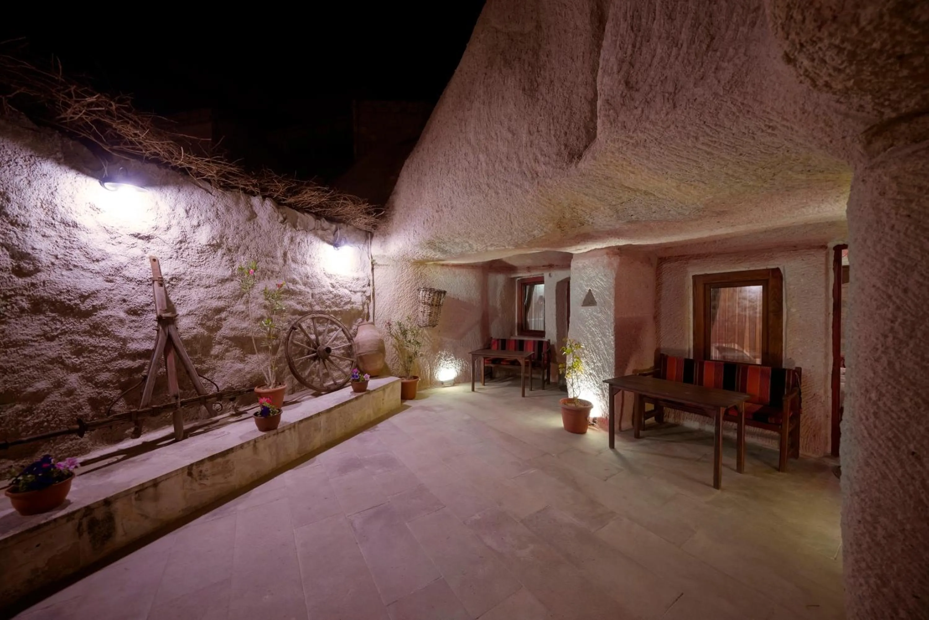 Patio in Adelya Cave Hotel