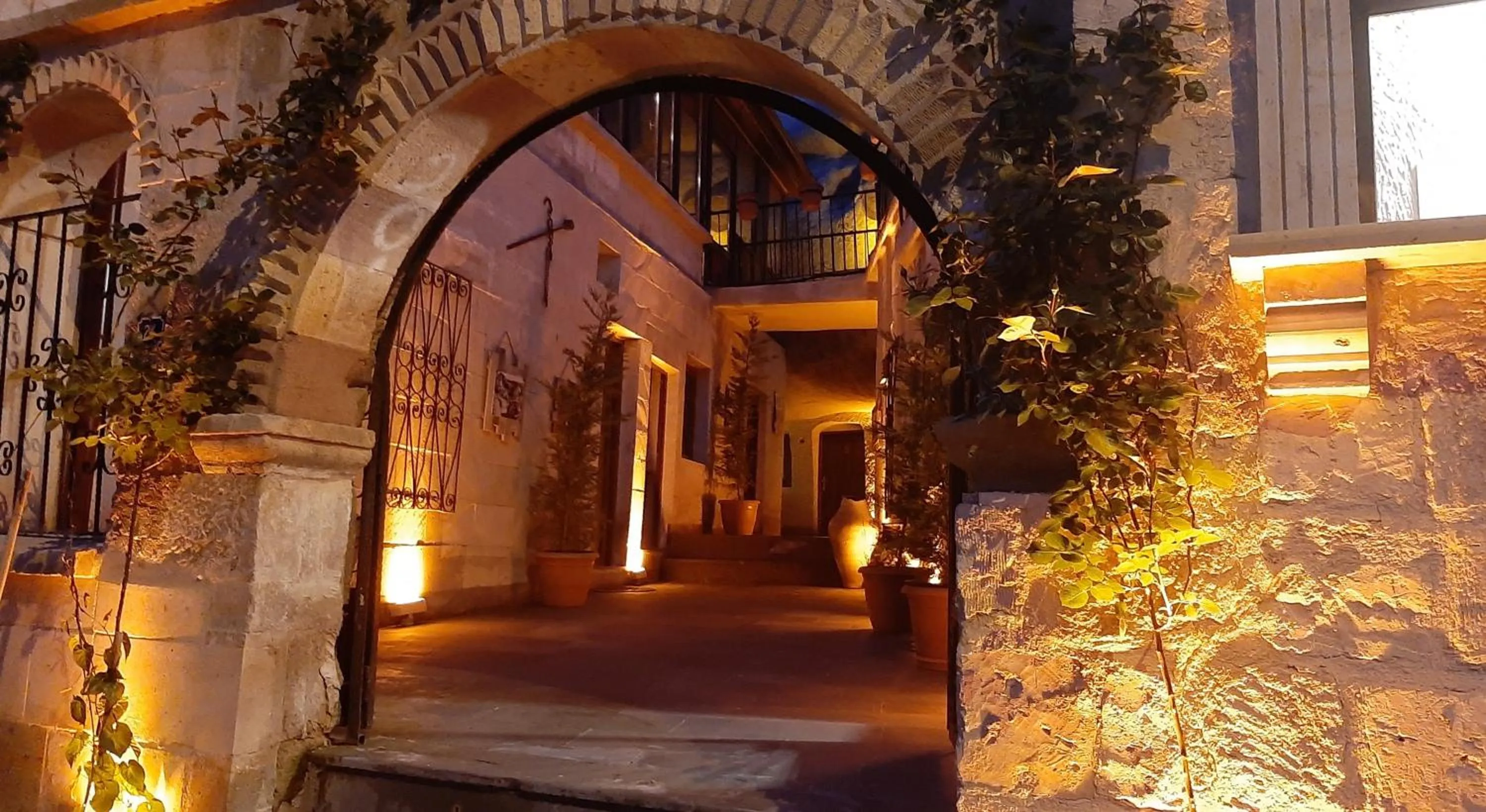 Facade/entrance in Adelya Cave Hotel