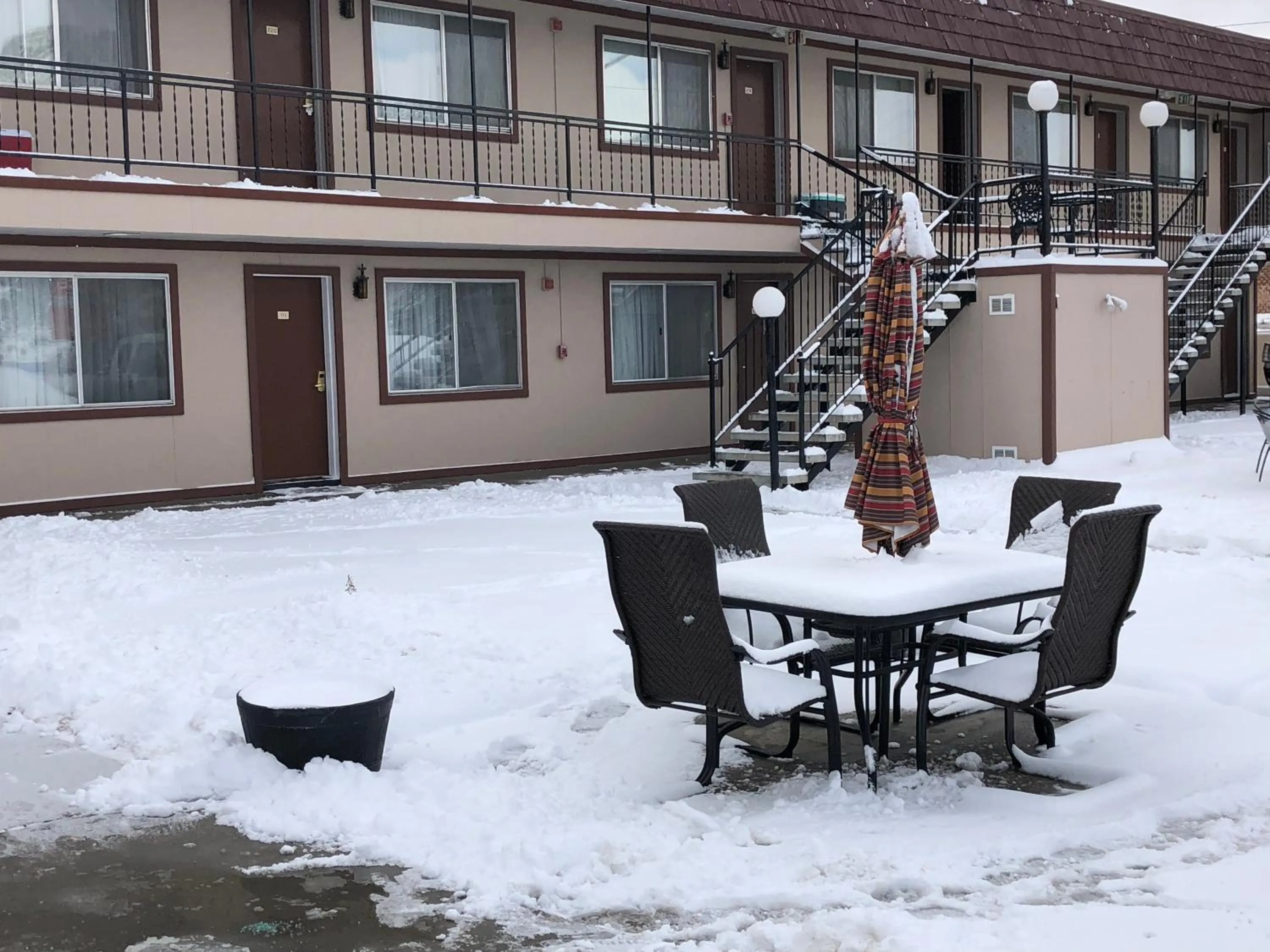 Garden in Bristlecone Motel