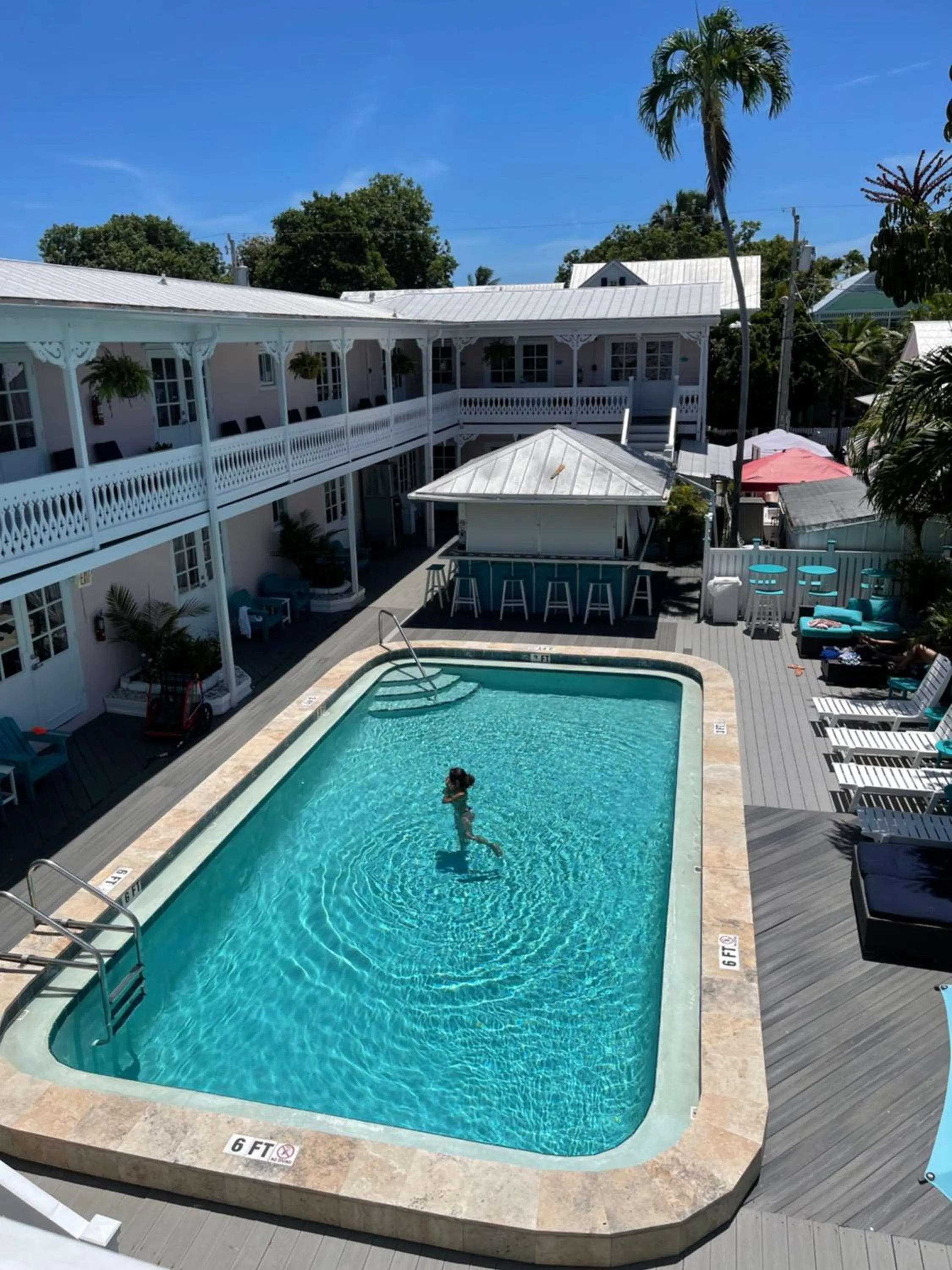 Pool view in The Palms Hotel