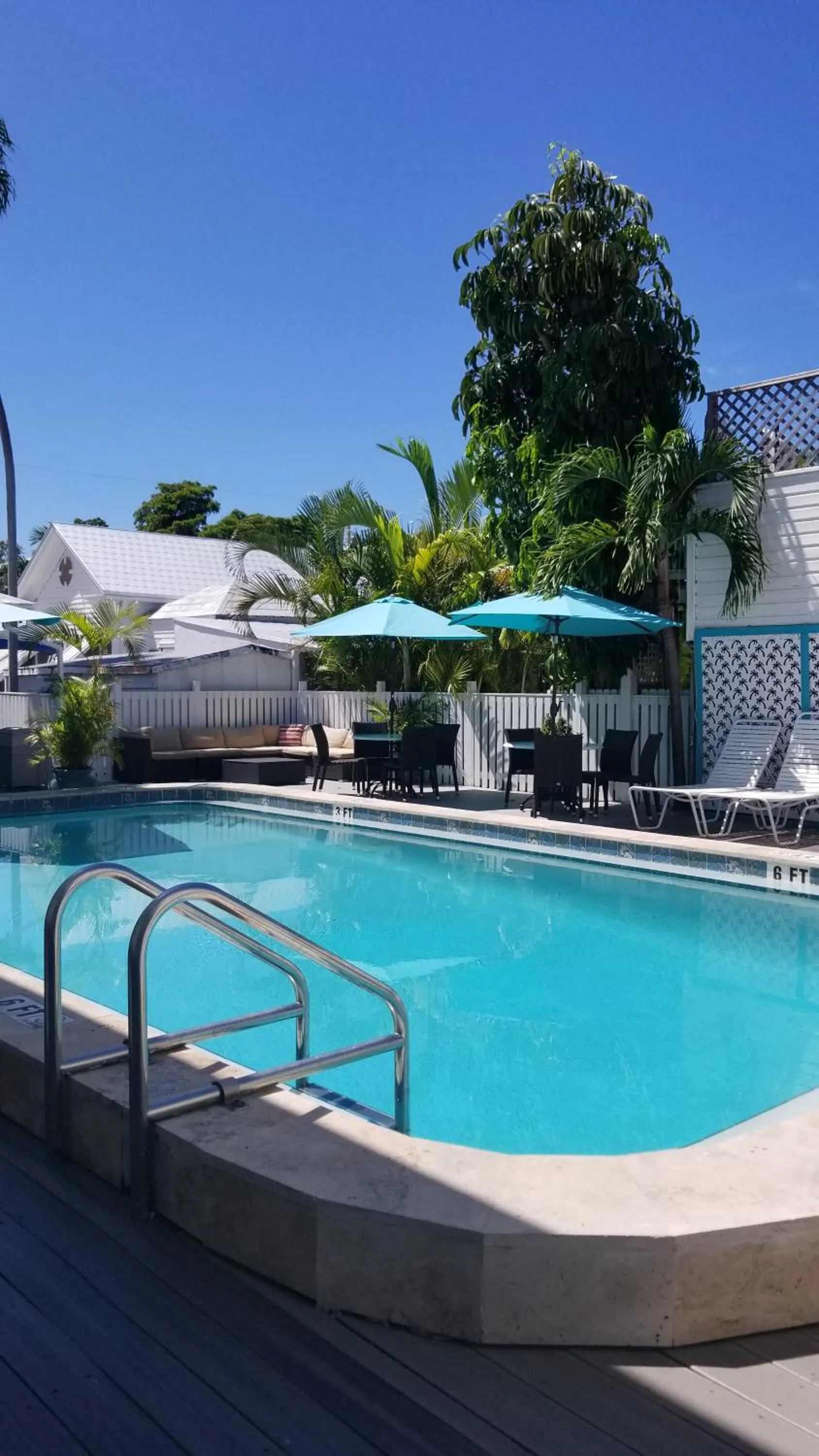 Swimming pool in The Palms Hotel