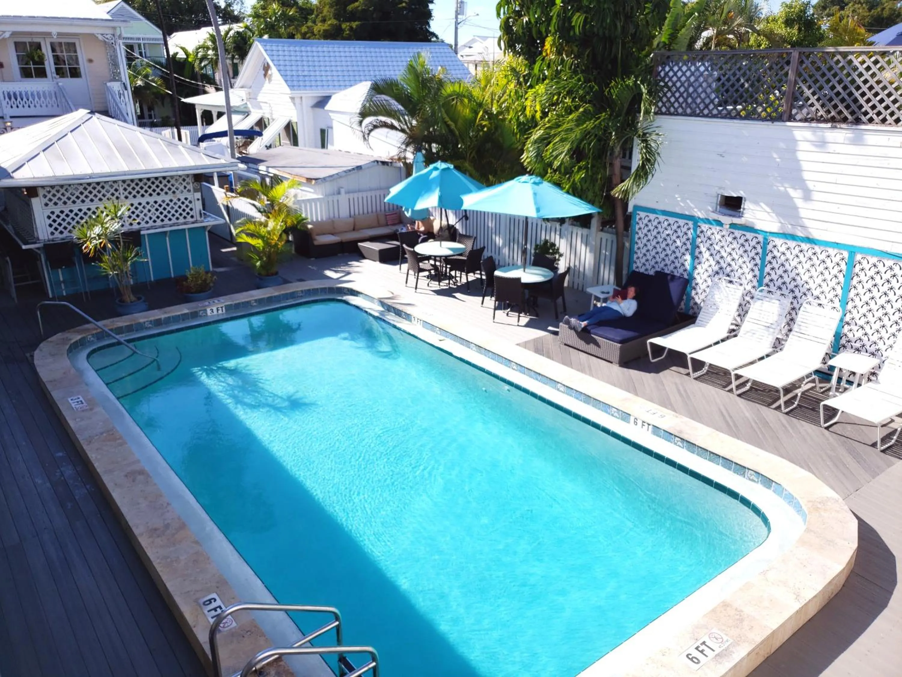 Pool view in The Palms Hotel