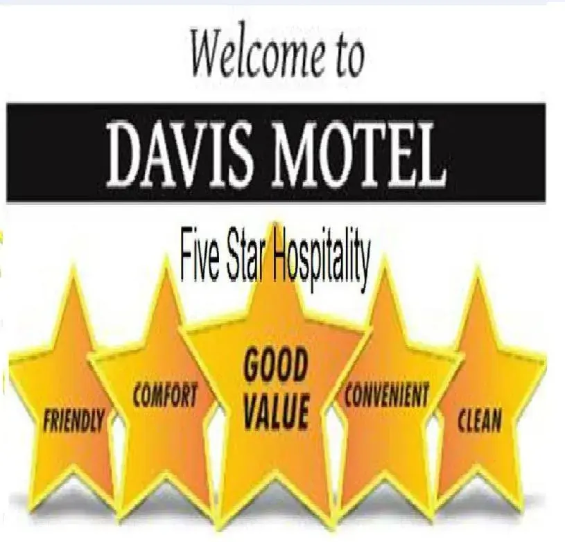 Property building in Davis Motel Property building in Davis Motel