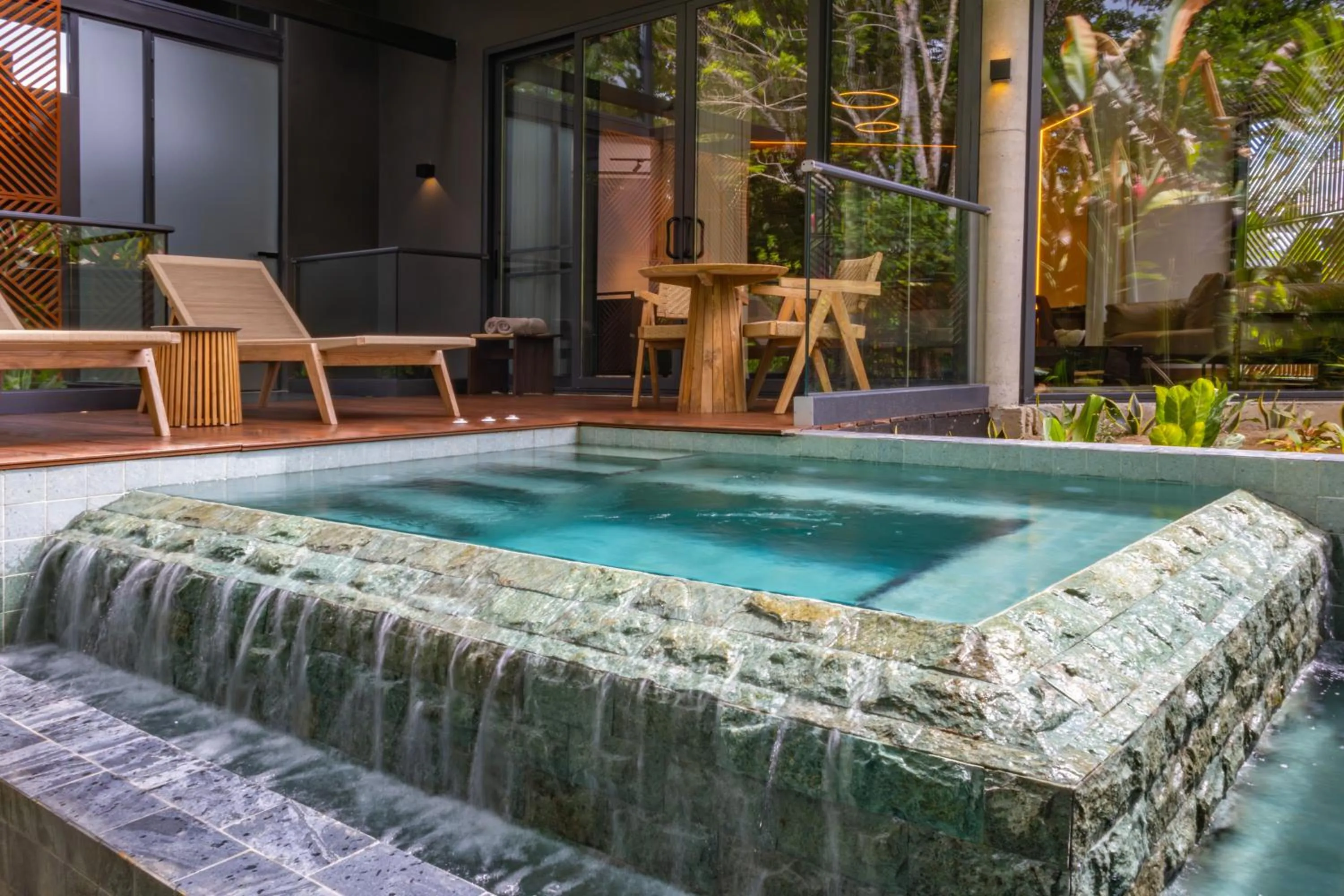 Swimming pool in Noah's Forest Hotel by Tifakara