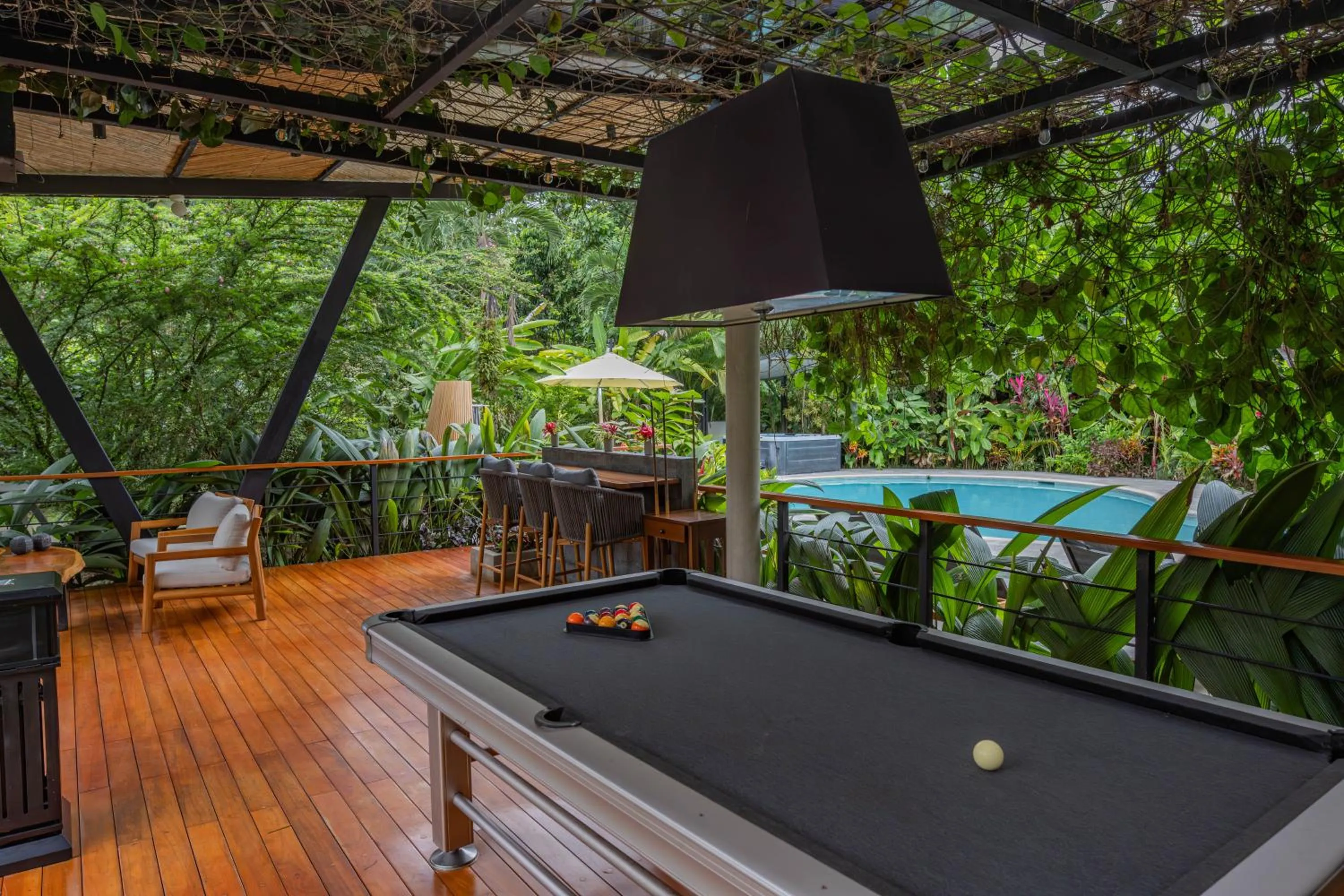 Billiard in Noah's Forest Hotel by Tifakara