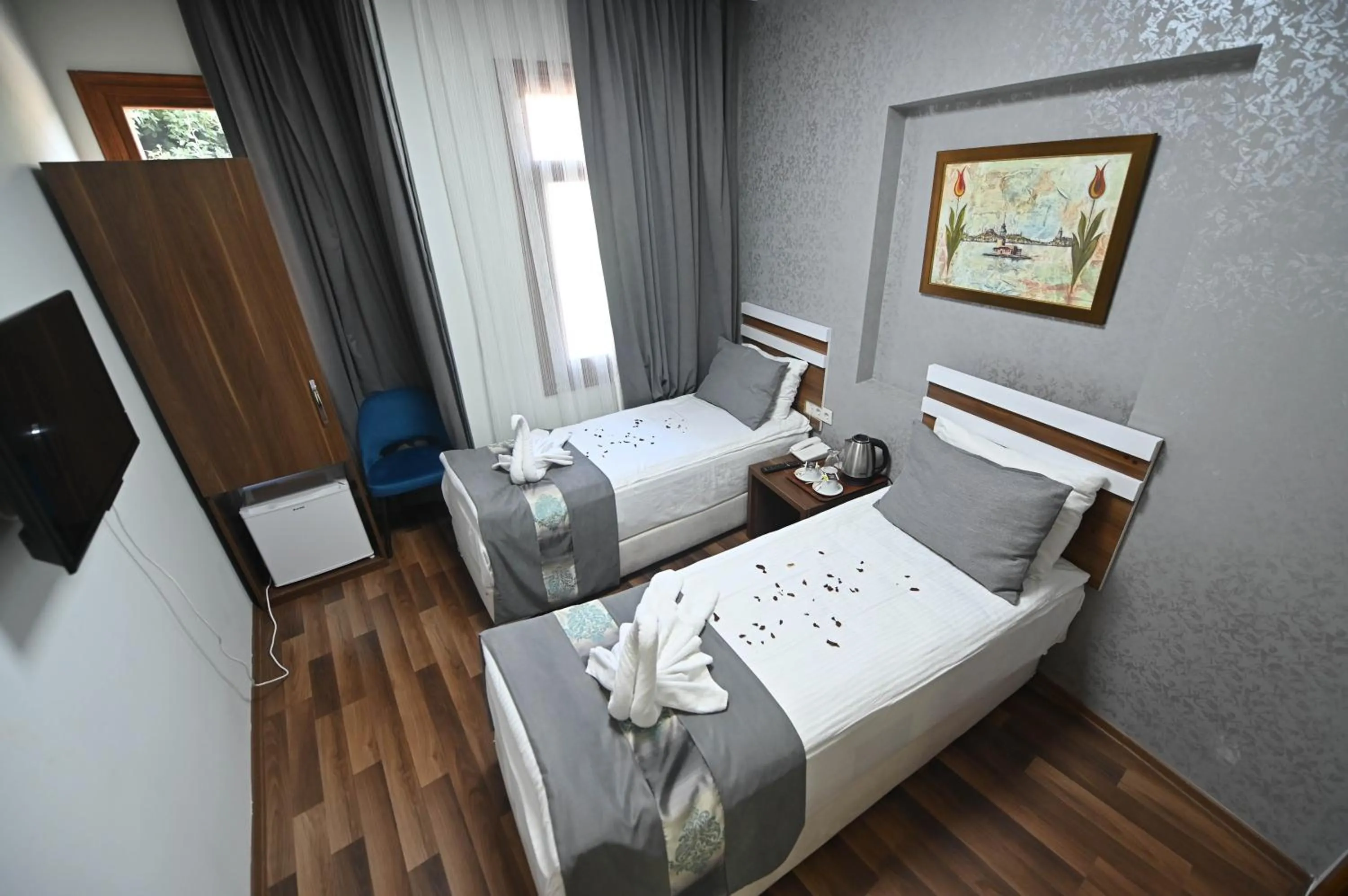 Bed in Safir Gold Hotel