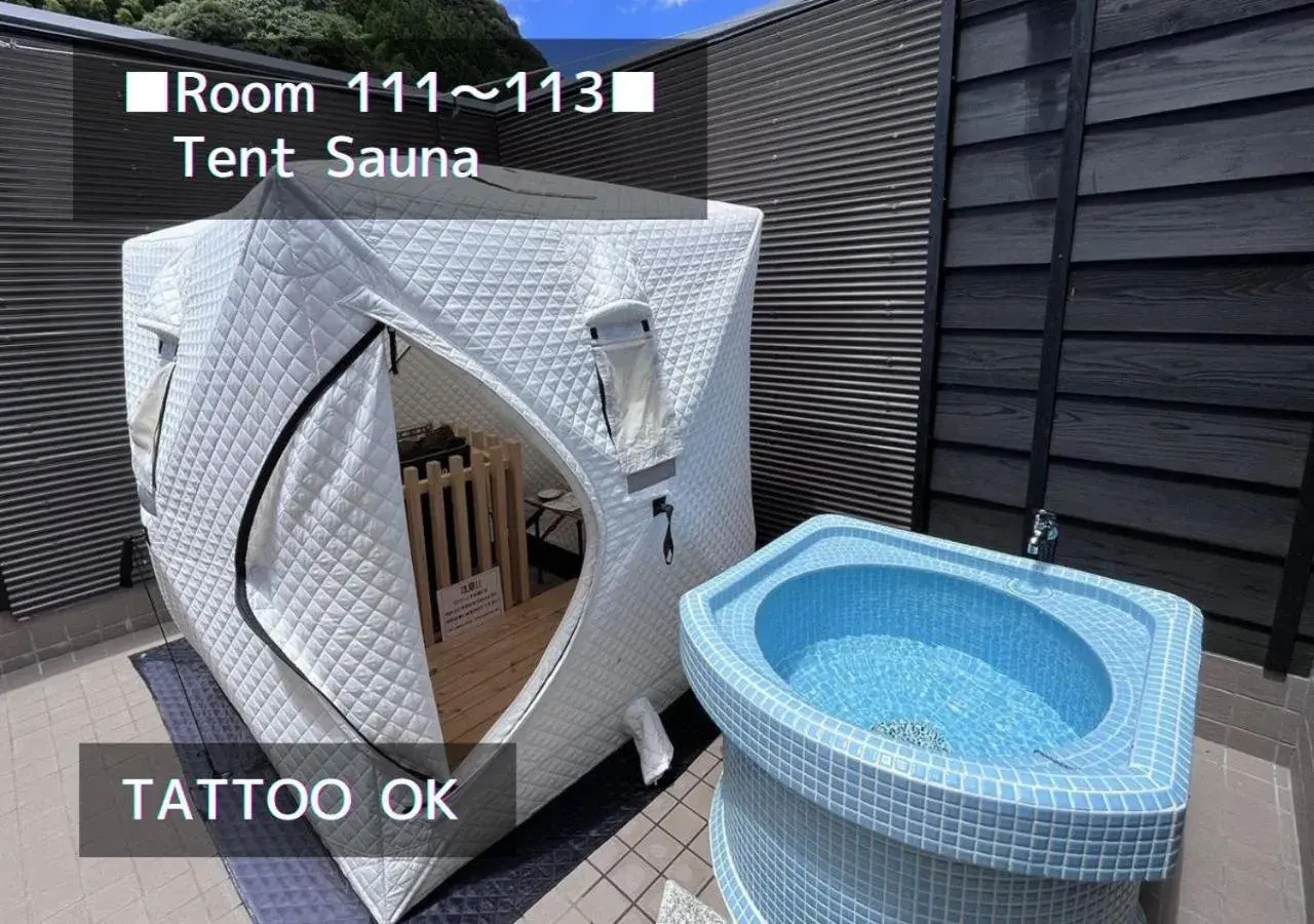 Twin Room with Open-Air Bath and Sauna Tent - single occupancy - Main Building in Bihadanoyu Koshikano Onsen Twin Room with Open-Air Bath and Sauna Tent - single occupancy - Main Building in Bihadanoyu Koshikano Onsen