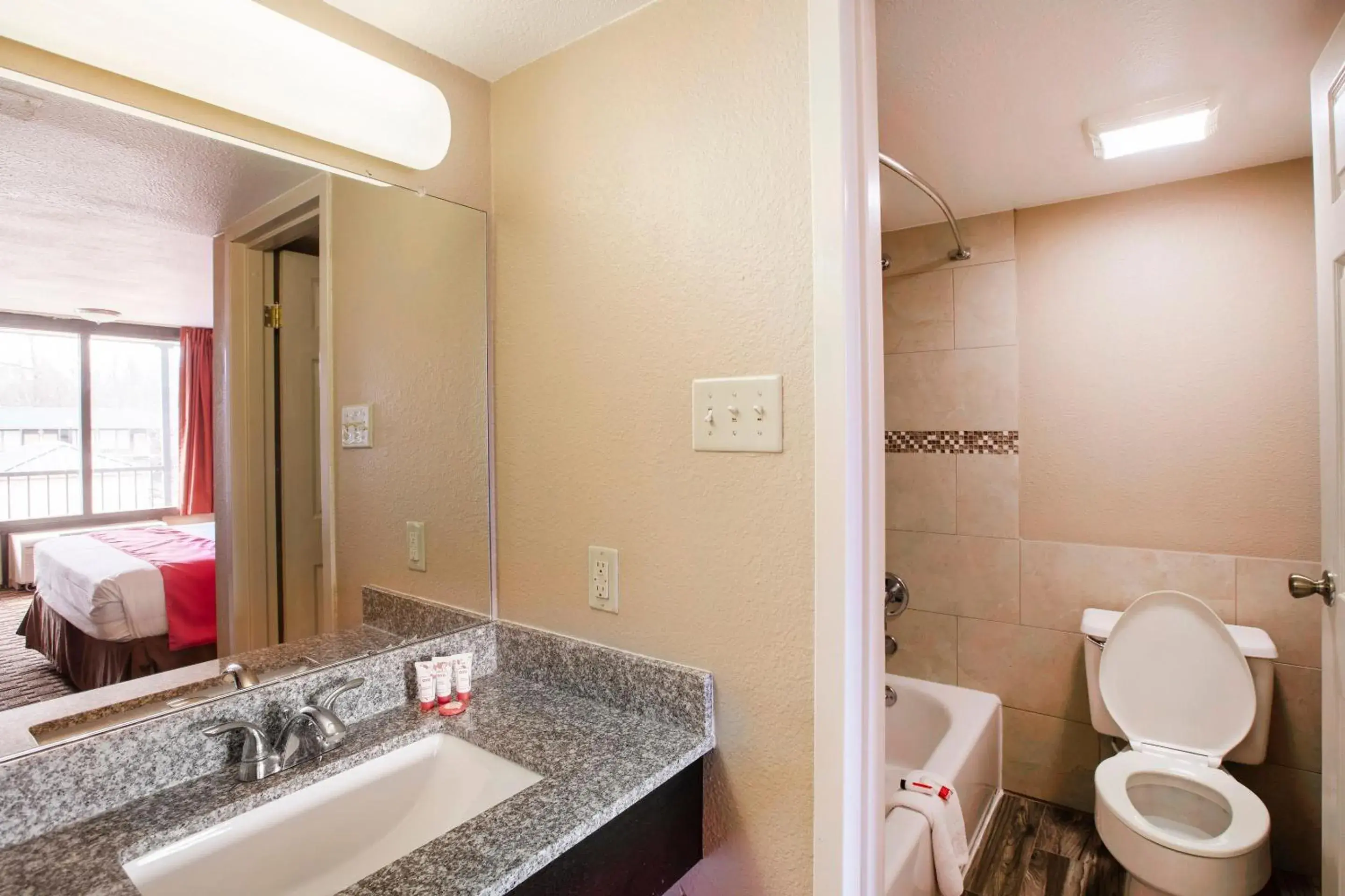 Bathroom in OYO Hotel Port Allen LA I-10 West Bathroom in OYO Hotel Port Allen LA I-10 West