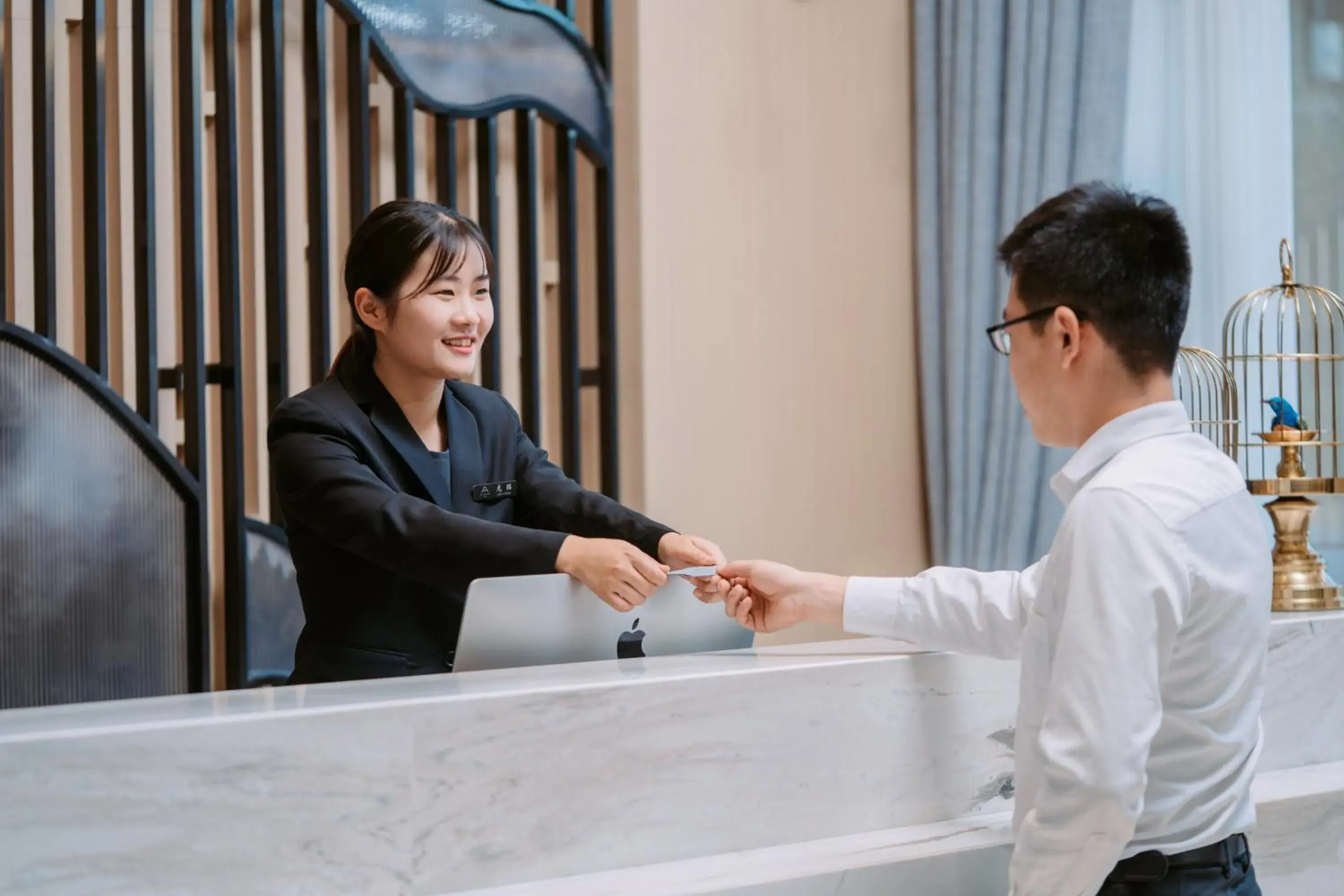 Lobby or reception in Atour Hotel Changsha Lugu Branch Lobby or reception in Atour Hotel Changsha Lugu Branch