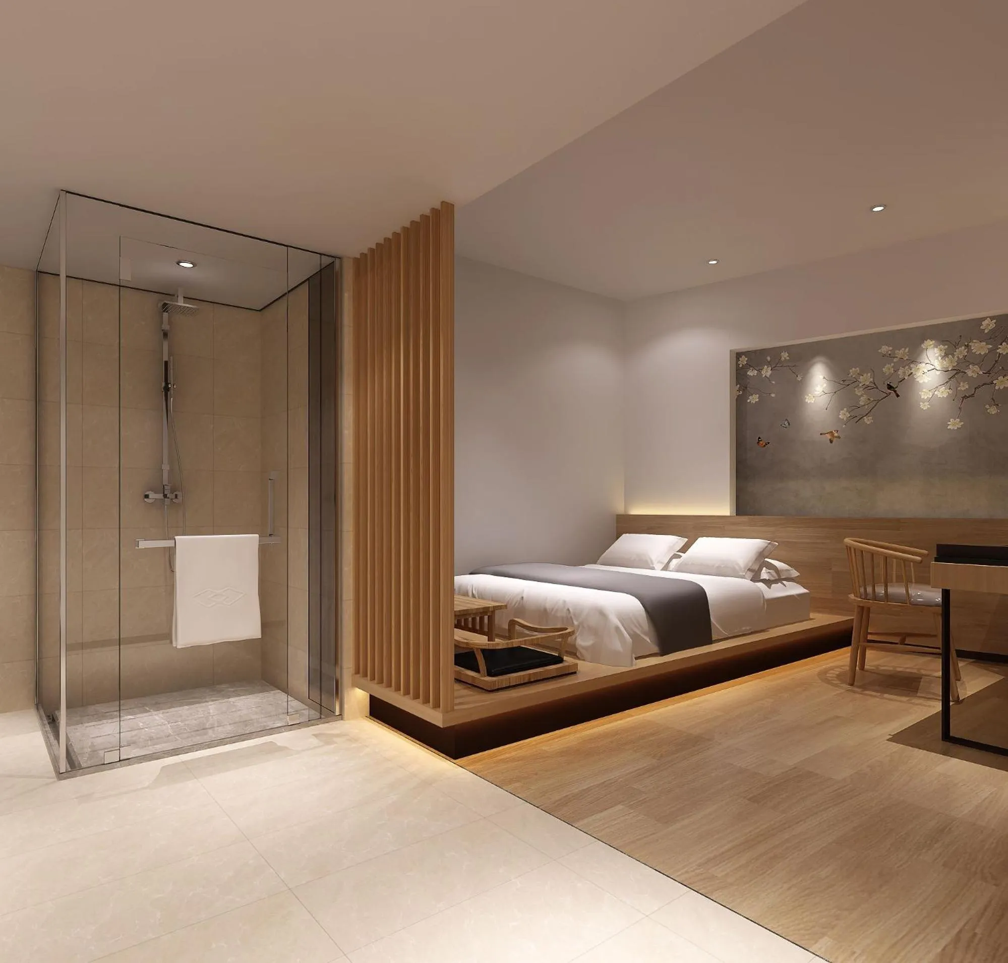 Bed in Dashen Hotel Shunde Lecong