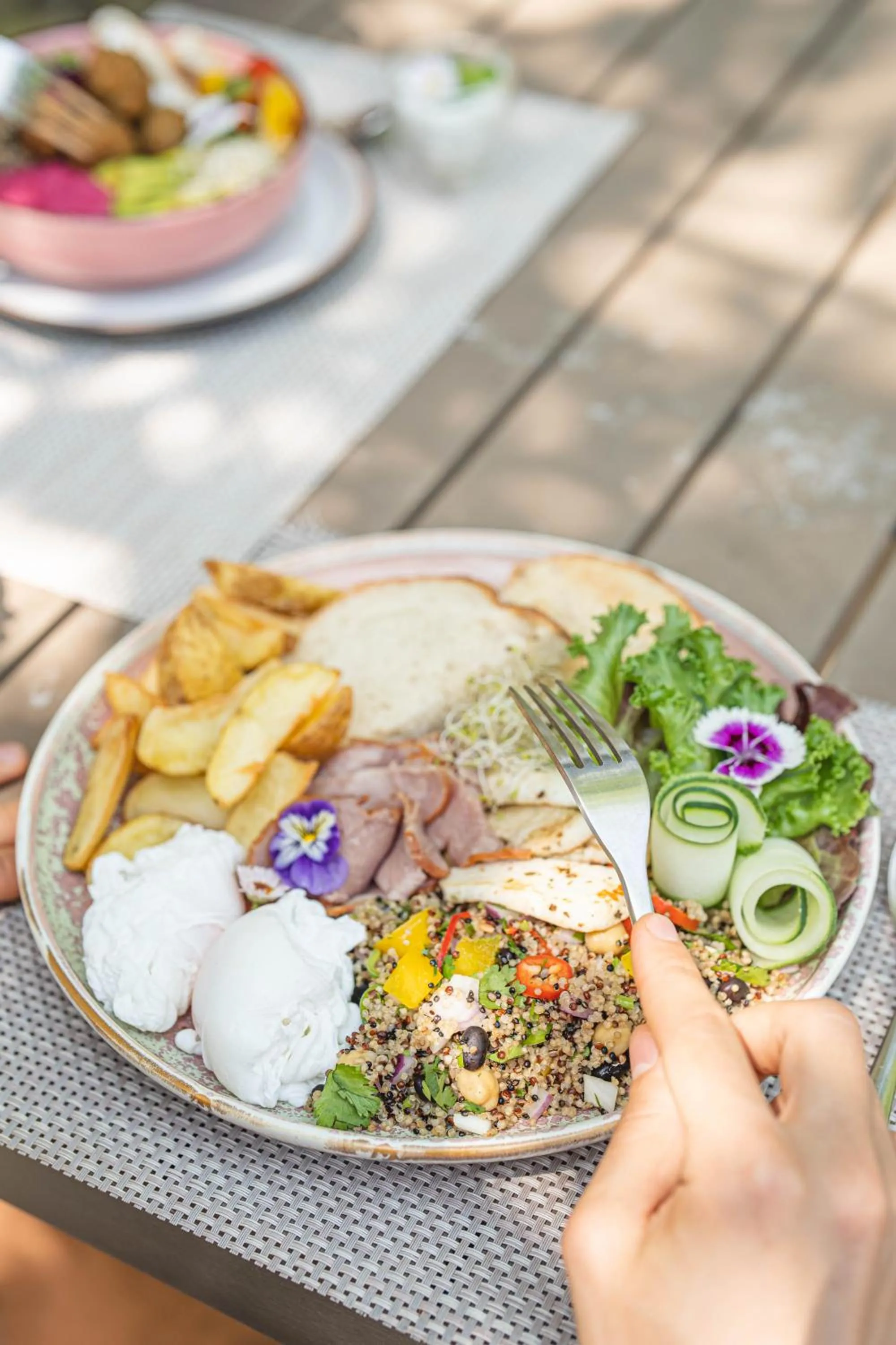 Dinner in Roost Glamping - SHA Certified