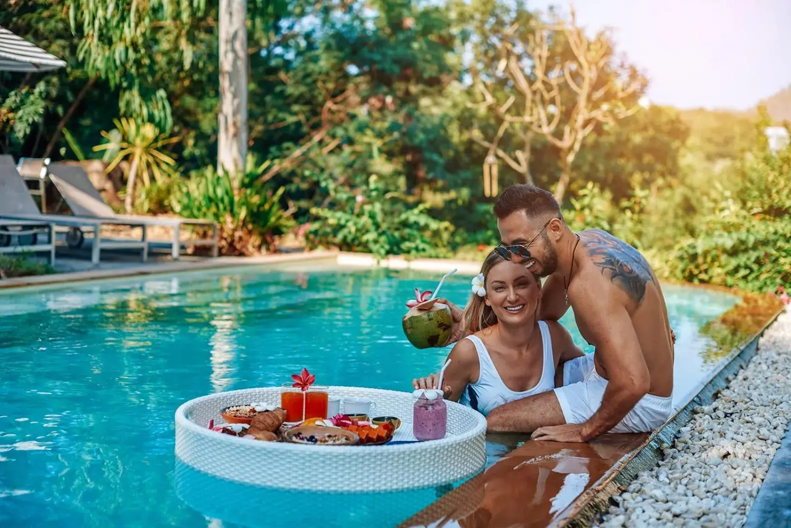 Swimming pool in Roost Glamping - SHA Certified Swimming pool in Roost Glamping - SHA Certified