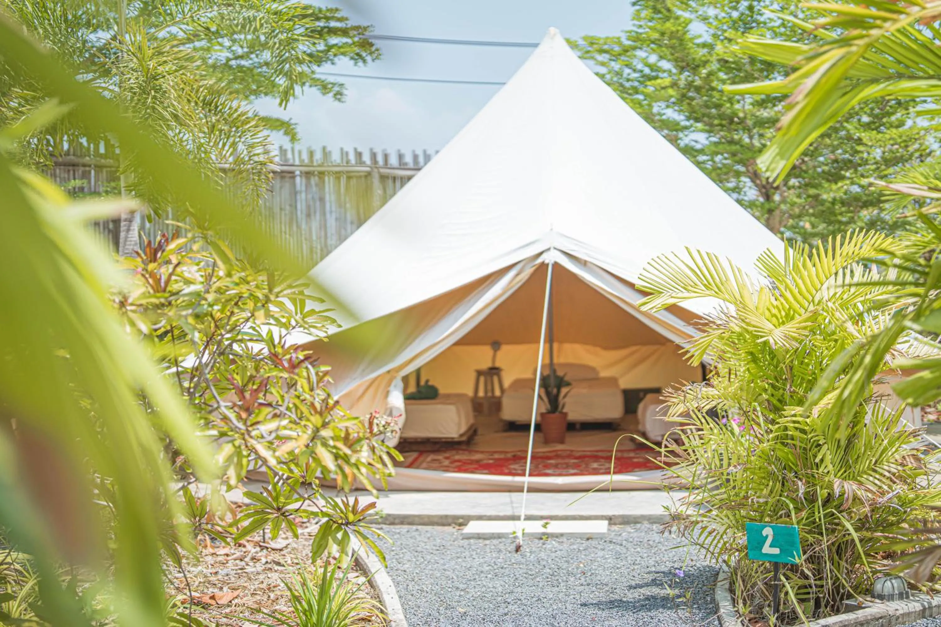 Garden in Roost Glamping - SHA Certified