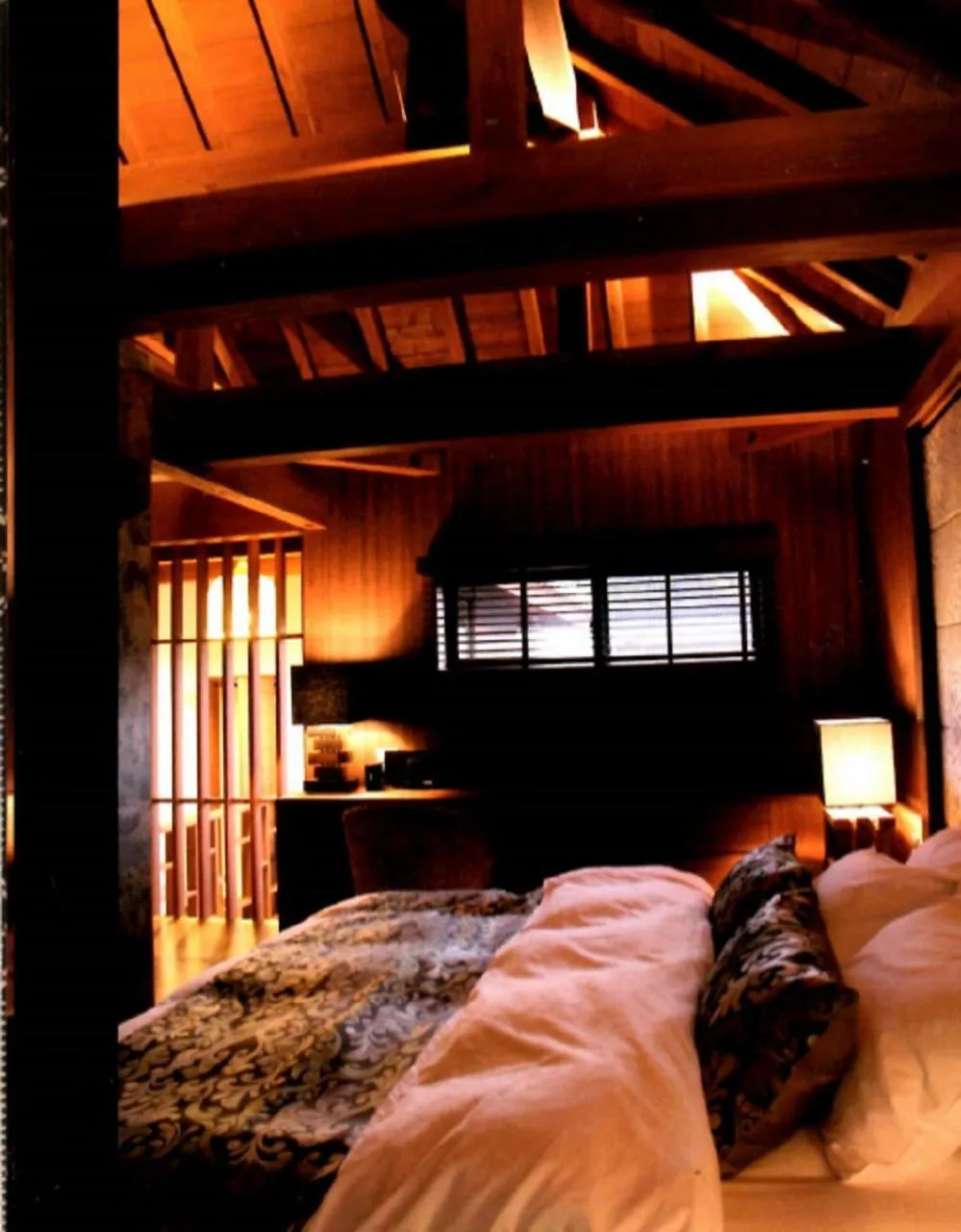 Bed in INDIGO GEO HOUSE #Ds1