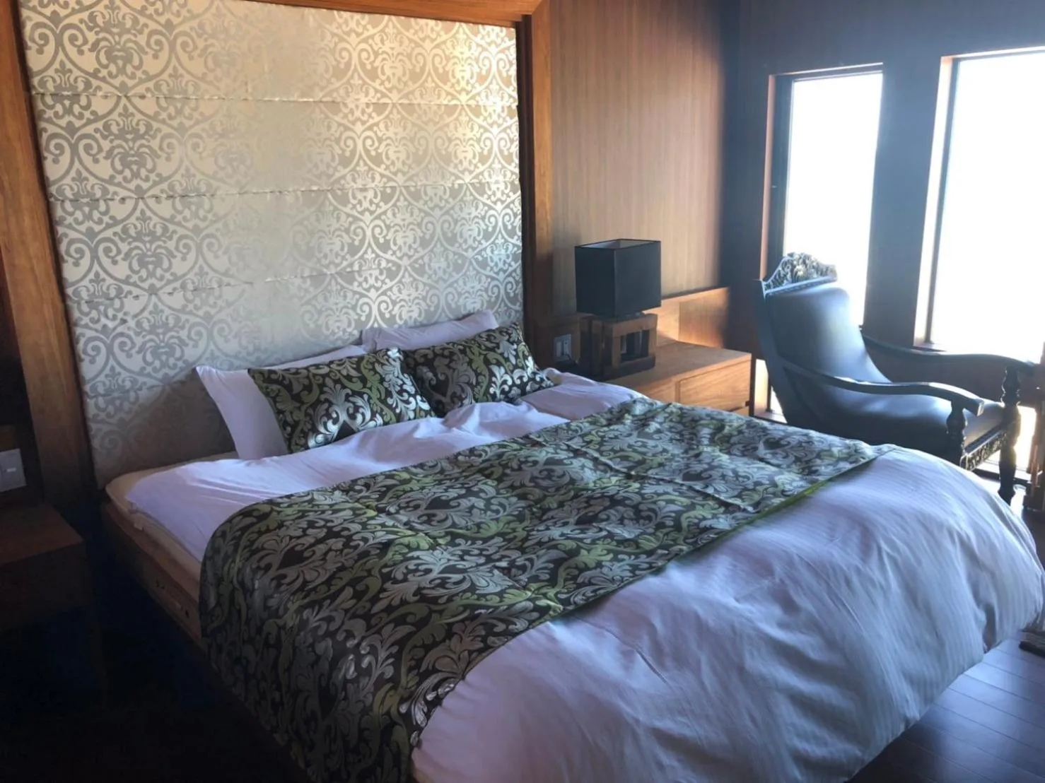 Bed in INDIGO GEO HOUSE #Ds1