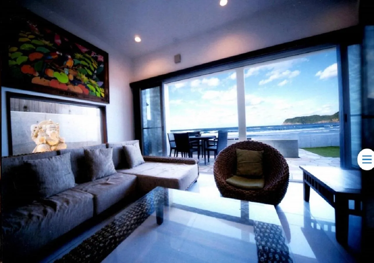 Living room in INDIGO GEO HOUSE #Ds1