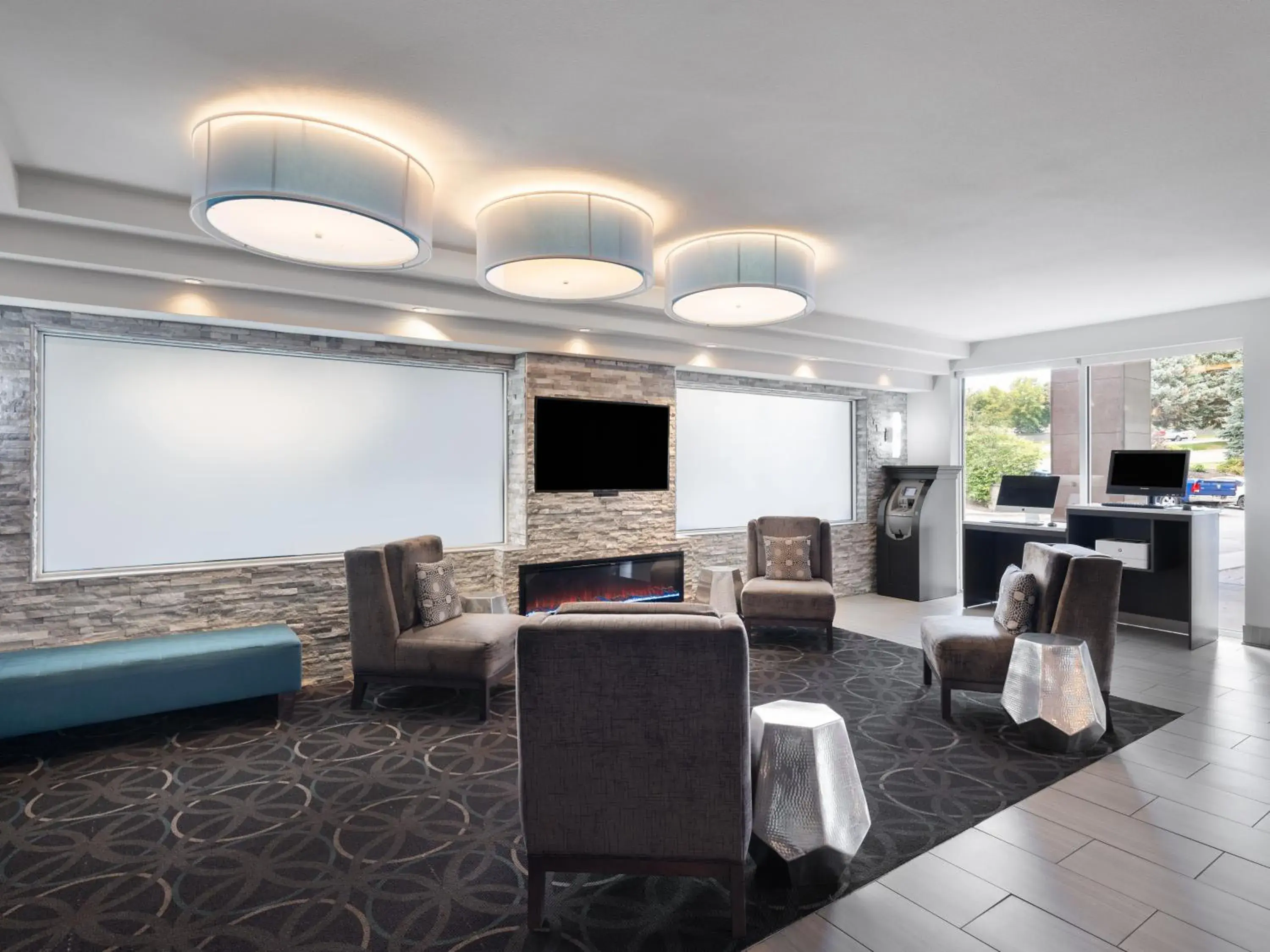 Lobby or reception in La Quinta by Wyndham Pocatello Lobby or reception in La Quinta by Wyndham Pocatello