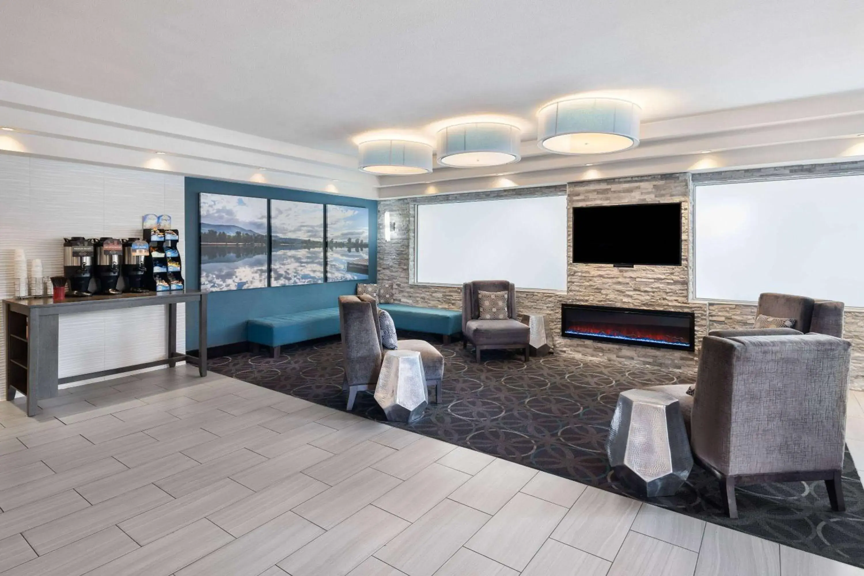 Lobby or reception in La Quinta by Wyndham Pocatello Lobby or reception in La Quinta by Wyndham Pocatello