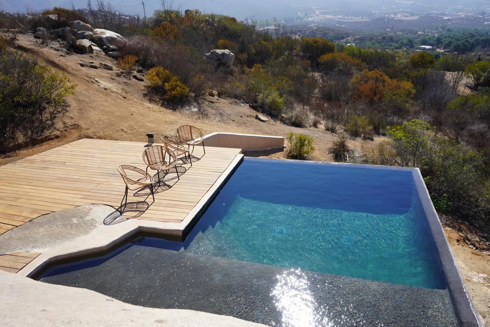 Pool view in Casa Misiones Glamping
