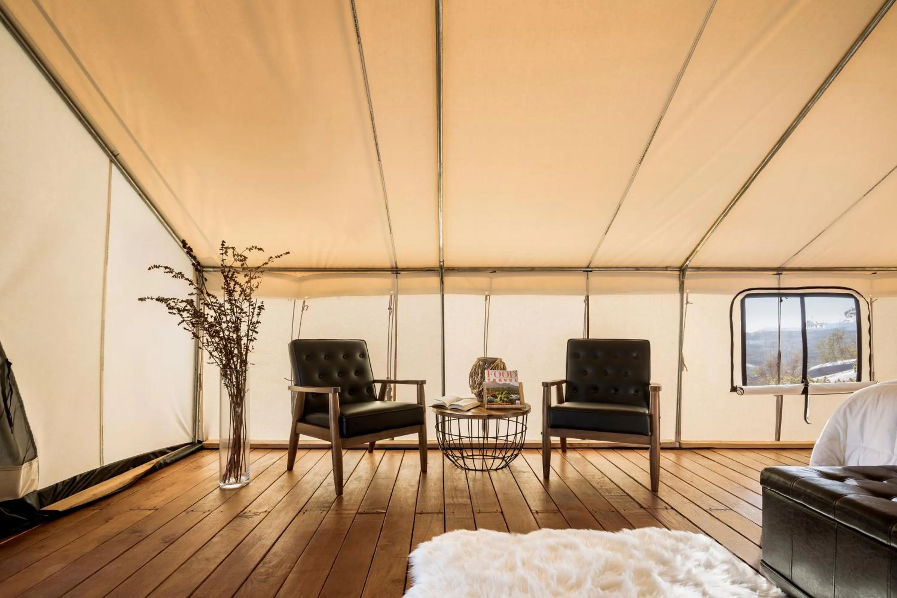 Living room in Casa Misiones Glamping
