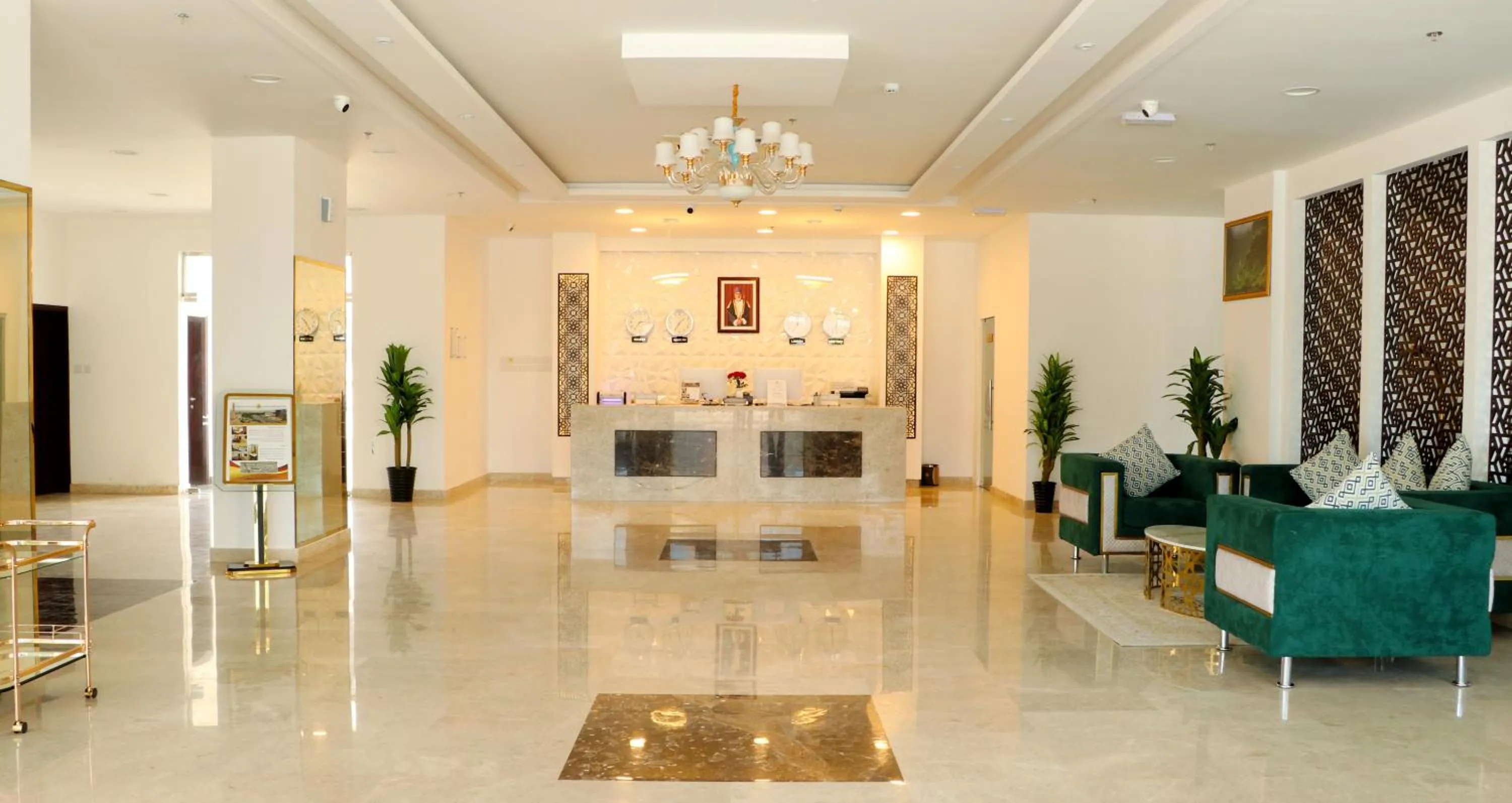 Lobby or reception in Salalah Royal Hotel Suites