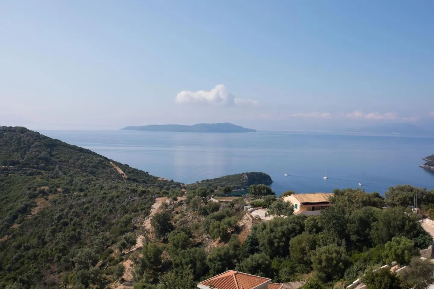 Natural landscape in Villa Fyki