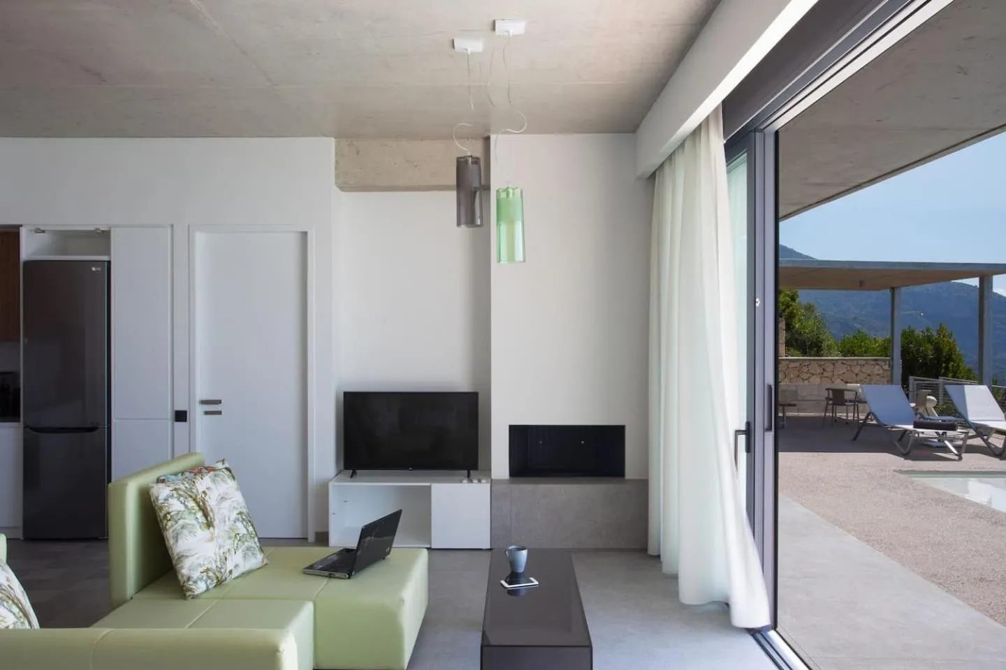Communal lounge/ TV room in Villa Fyki
