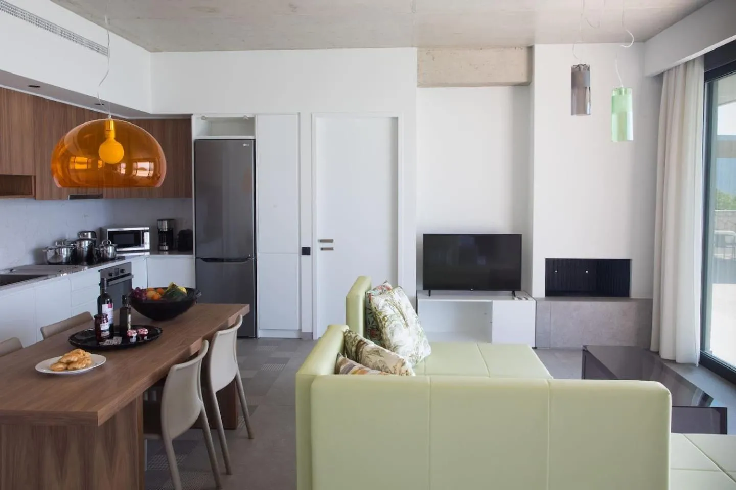 Living room in Villa Fyki