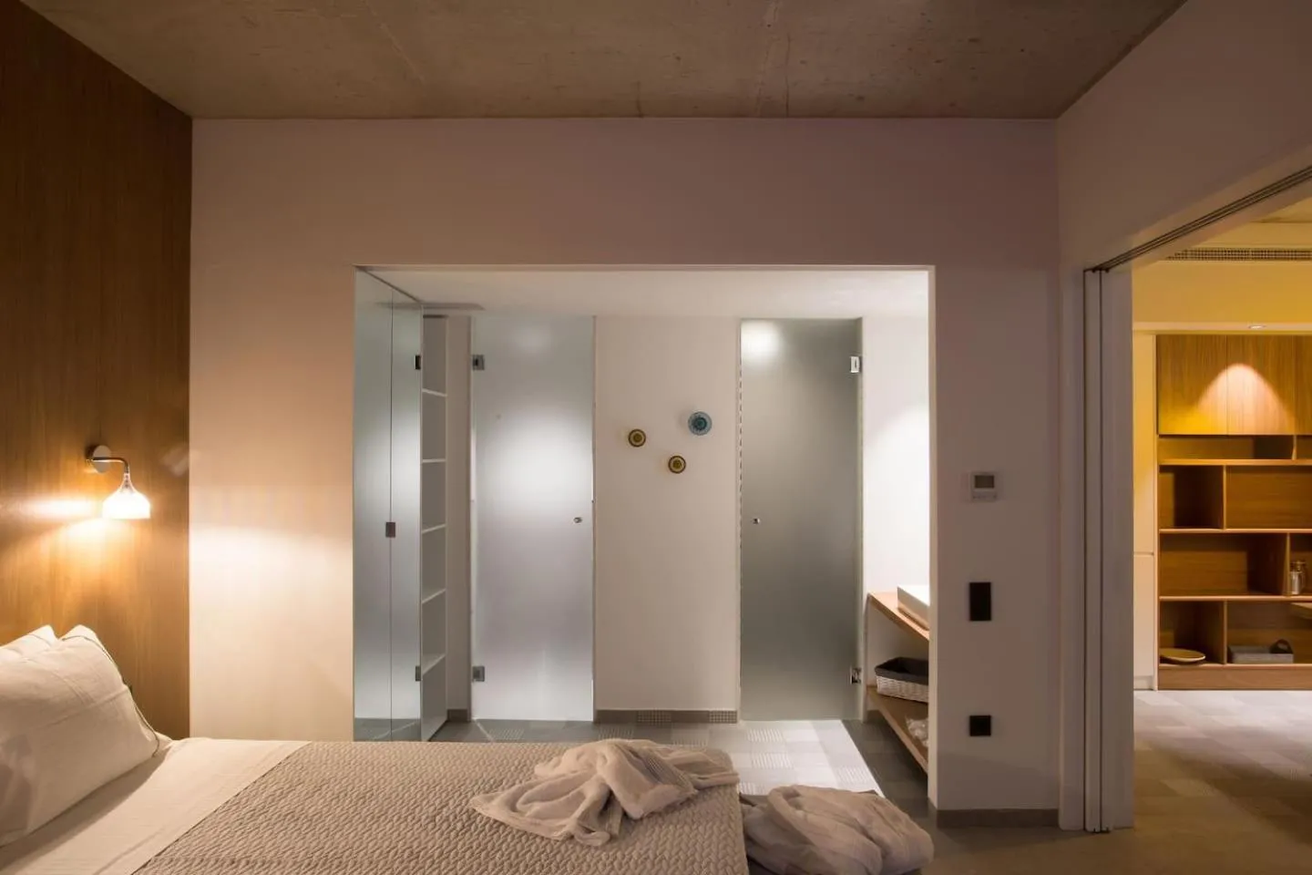 Bed in Villa Fyki