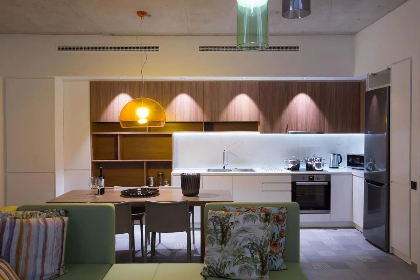 Kitchen or kitchenette in Villa Fyki