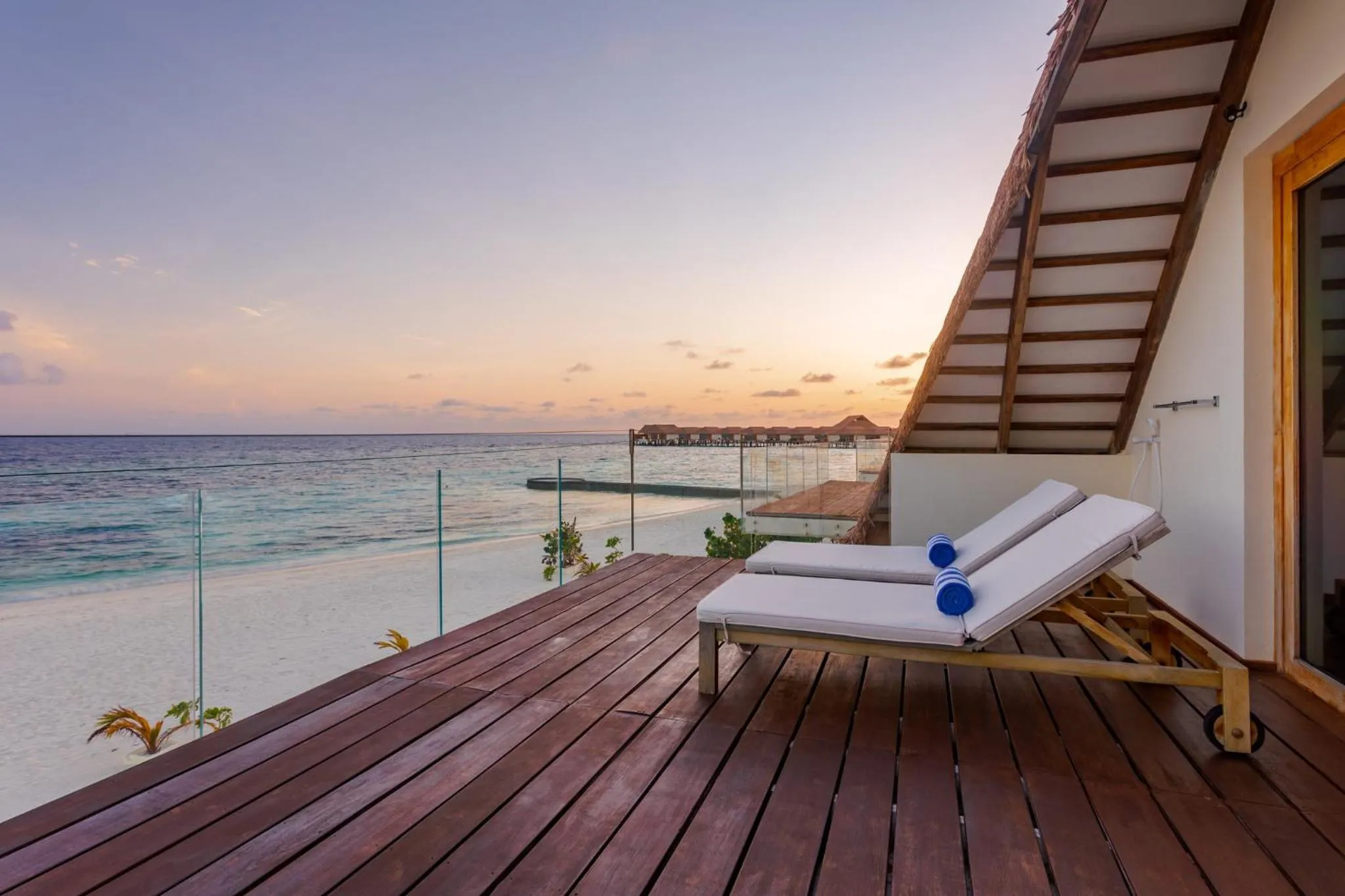 Balcony/Terrace in Cinnamon Velifushi Maldives - Free One-Way Speedboat and 02 Kids Under 12 Stay & Dine Free