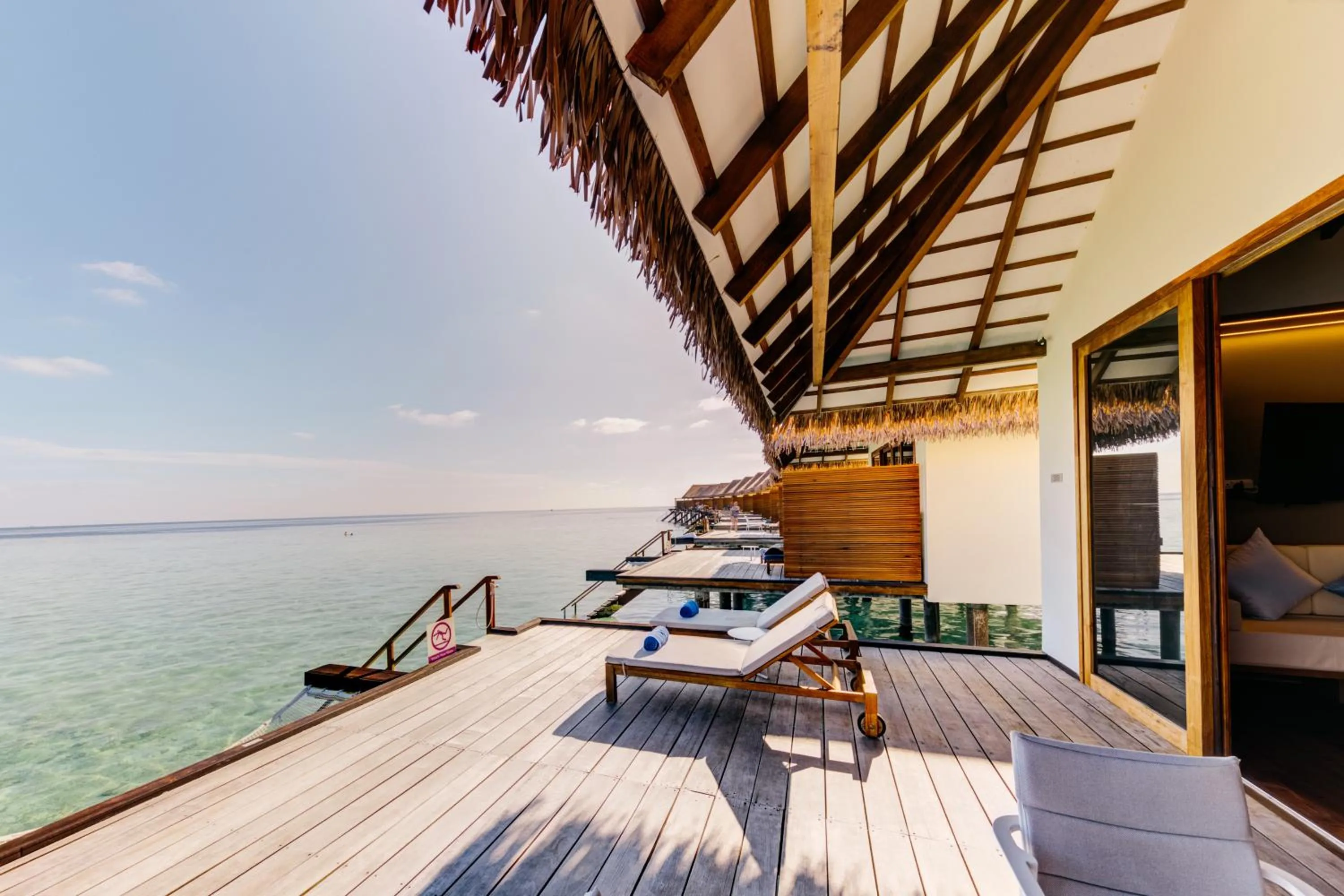Balcony/Terrace in Cinnamon Velifushi Maldives - Free One-Way Speedboat and 02 Kids Under 12 Stay & Dine Free