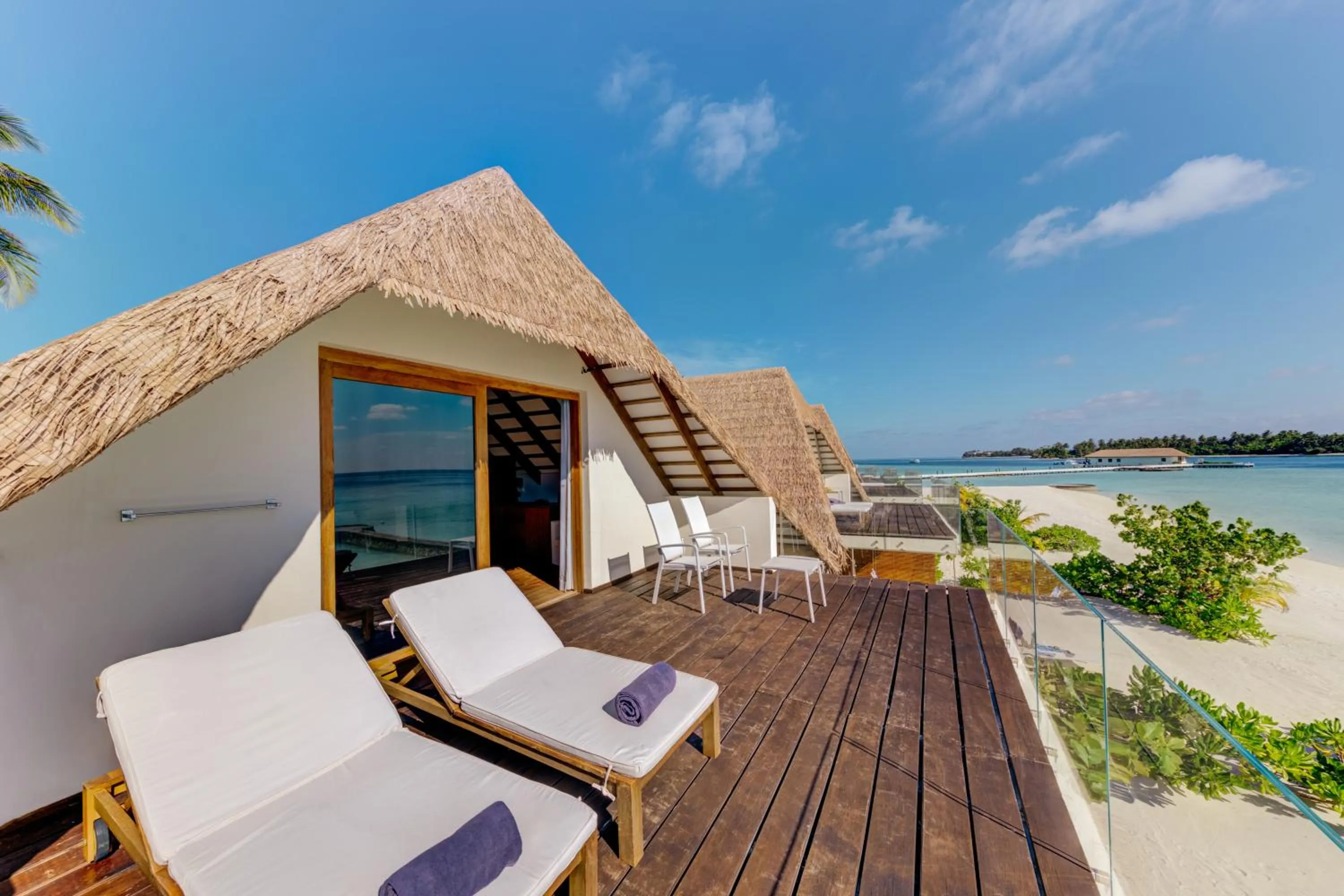Balcony/Terrace in Cinnamon Velifushi Maldives - Free One-Way Speedboat and 02 Kids Under 12 Stay & Dine Free