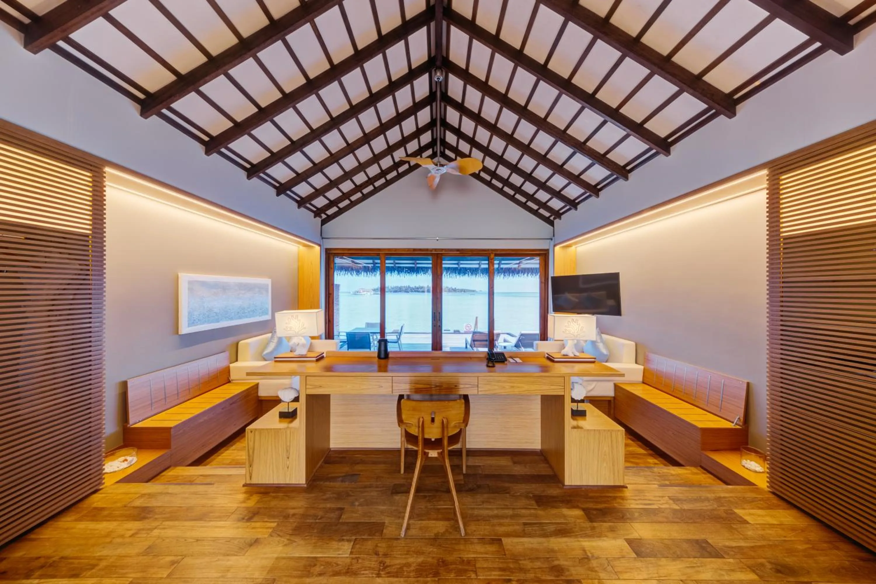 Seating area in Cinnamon Velifushi Maldives - Free One-Way Speedboat and 02 Kids Under 12 Stay & Dine Free