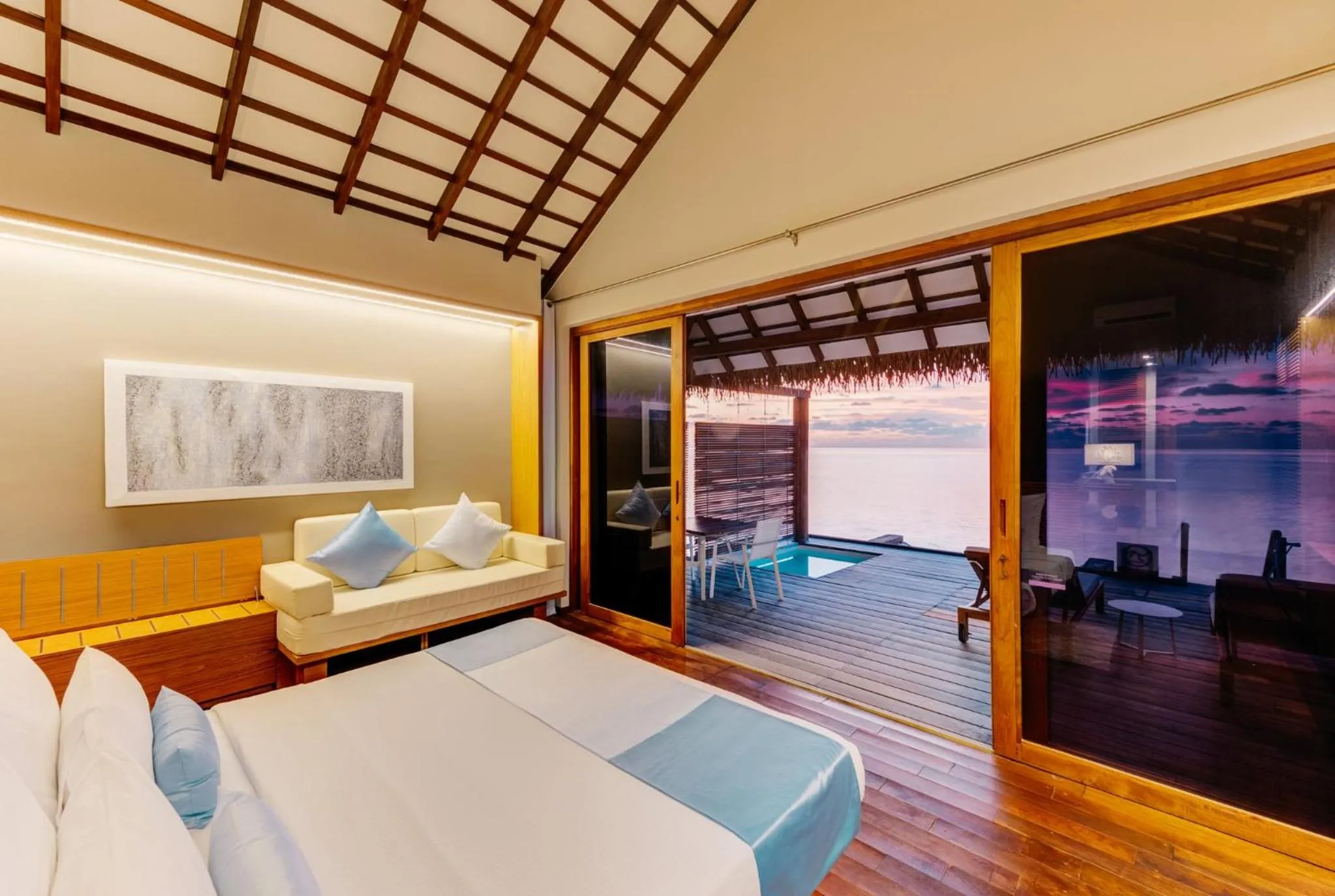 Bedroom, Bed in Cinnamon Velifushi Maldives - Free One-Way Speedboat and 02 Kids Under 12 Stay & Dine Free