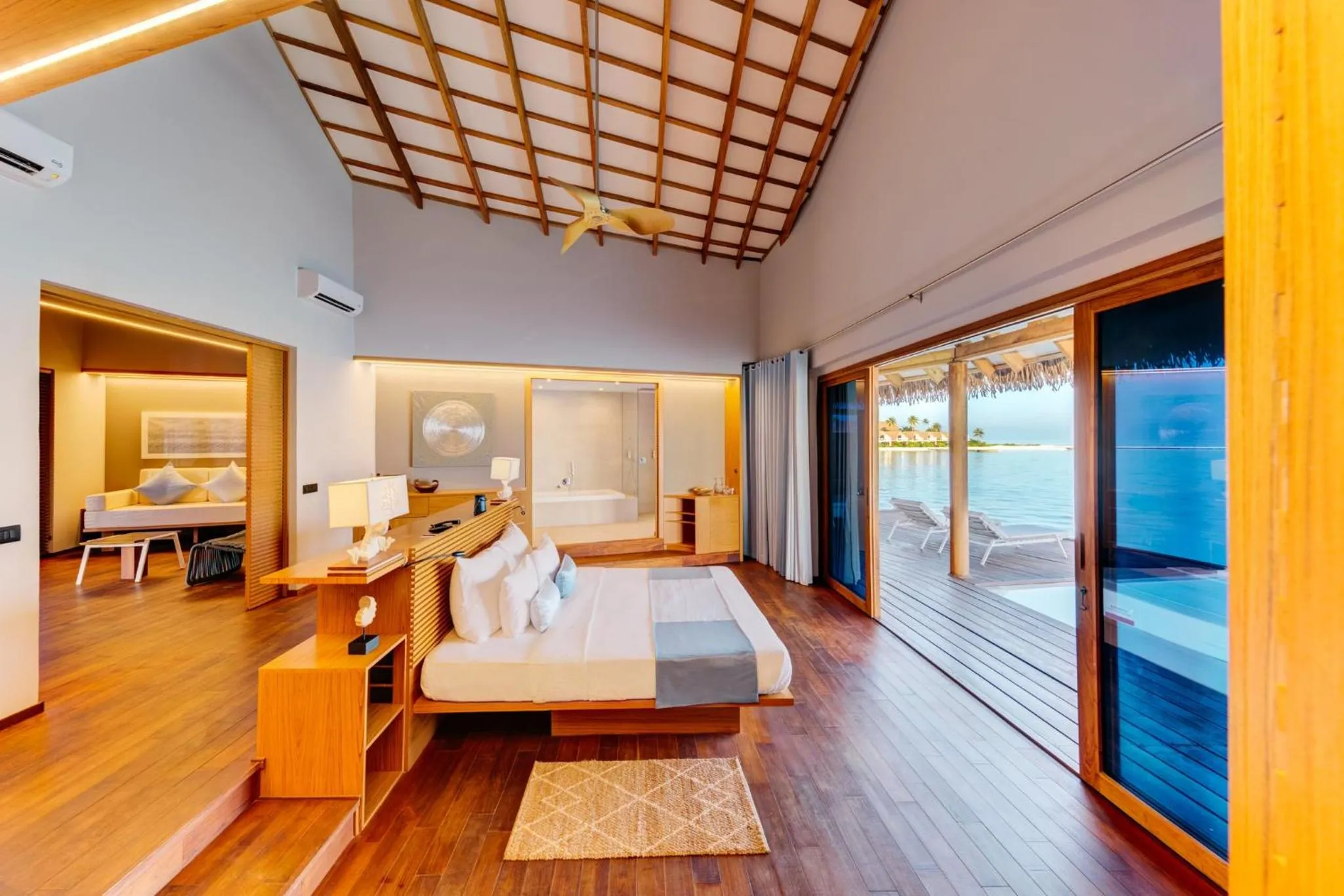 Bedroom, Bed in Cinnamon Velifushi Maldives - Free One-Way Speedboat and 02 Kids Under 12 Stay & Dine Free