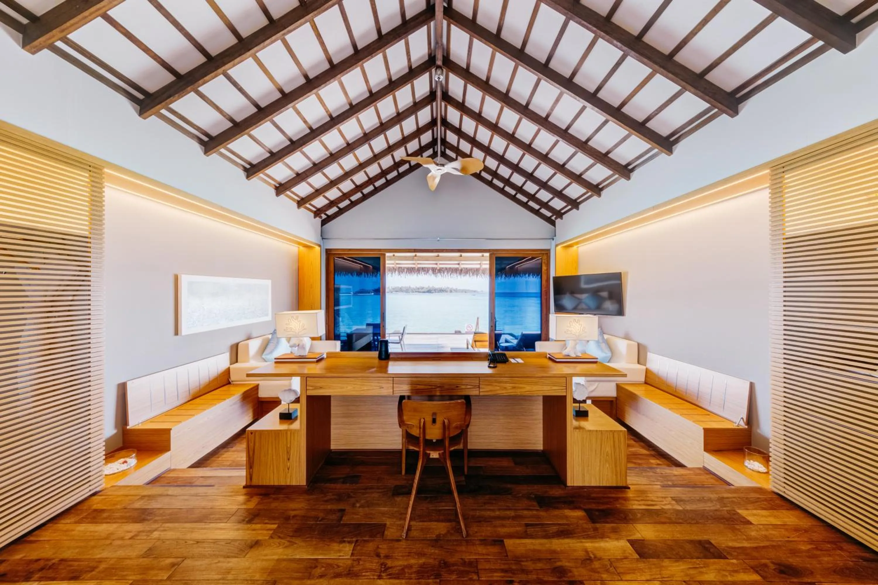 Seating area in Cinnamon Velifushi Maldives - Free One-Way Speedboat and 02 Kids Under 12 Stay & Dine Free