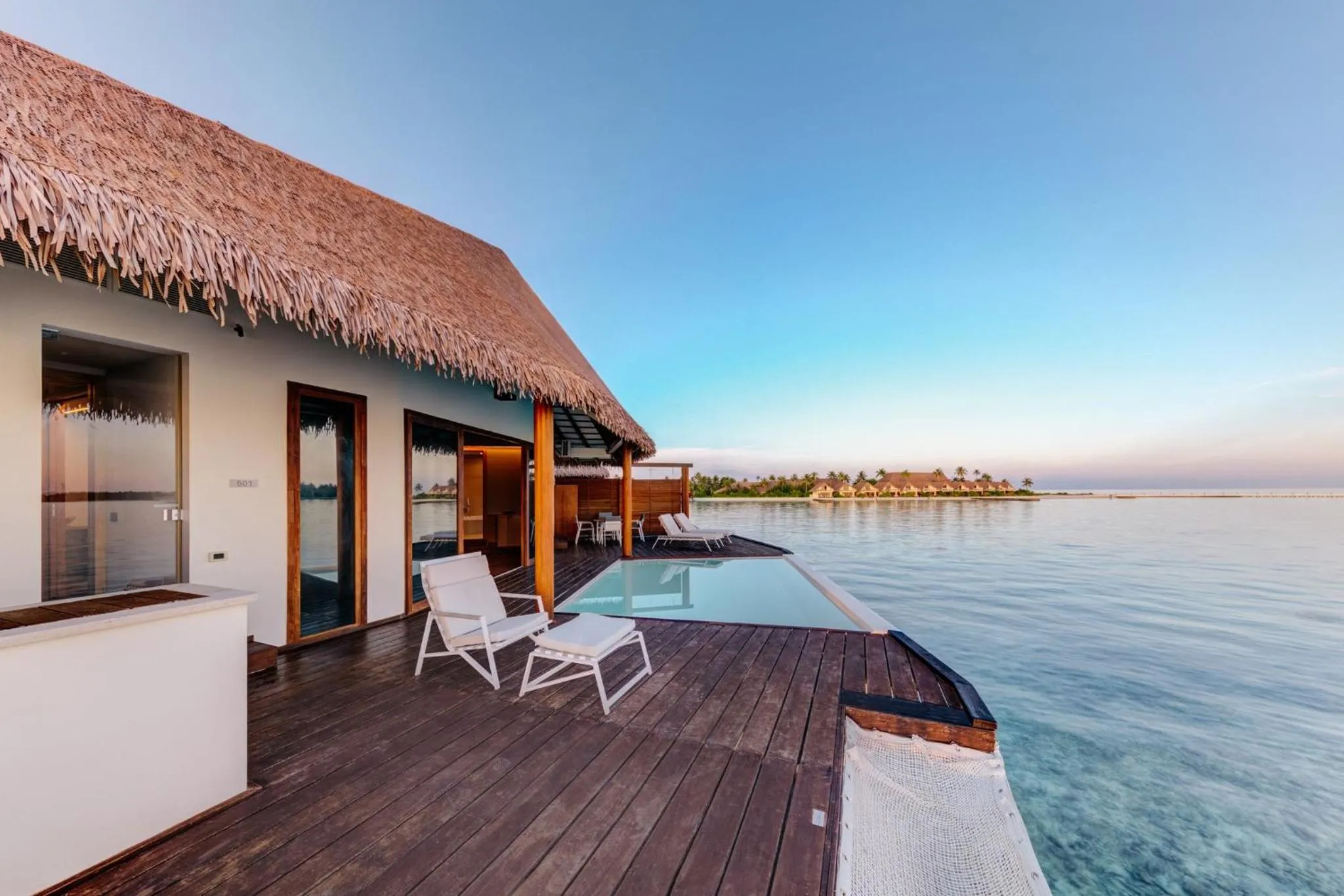 Balcony/Terrace in Cinnamon Velifushi Maldives - Free One-Way Speedboat and 02 Kids Under 12 Stay & Dine Free