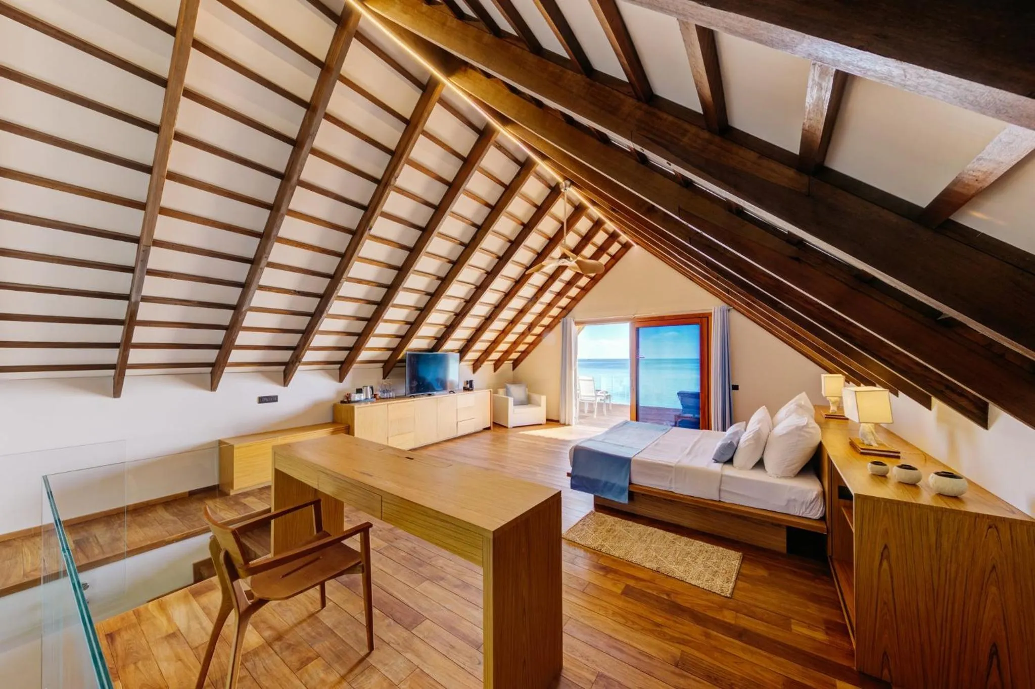 Bedroom, Bed in Cinnamon Velifushi Maldives - Free One-Way Speedboat and 02 Kids Under 12 Stay & Dine Free