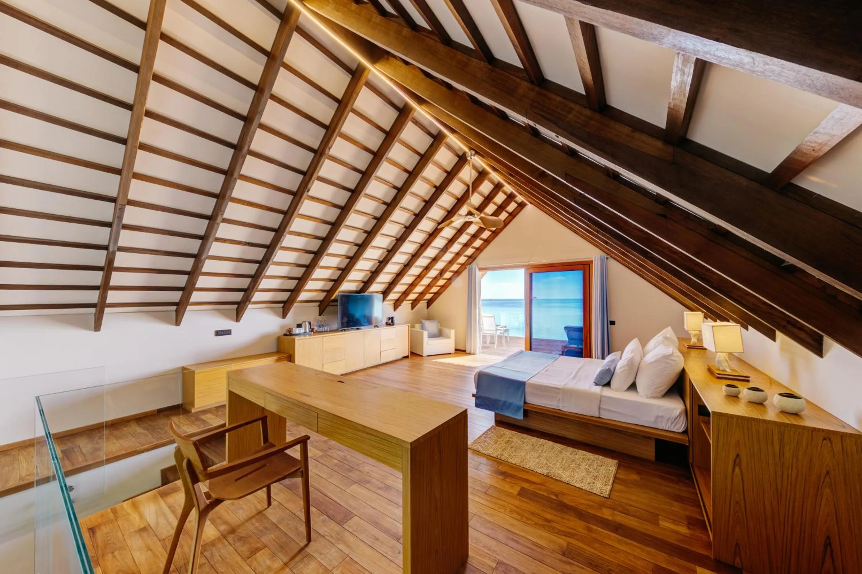 Photo of the whole room, Bed in Cinnamon Velifushi Maldives - Free One-Way Speedboat and 02 Kids Under 12 Stay & Dine Free