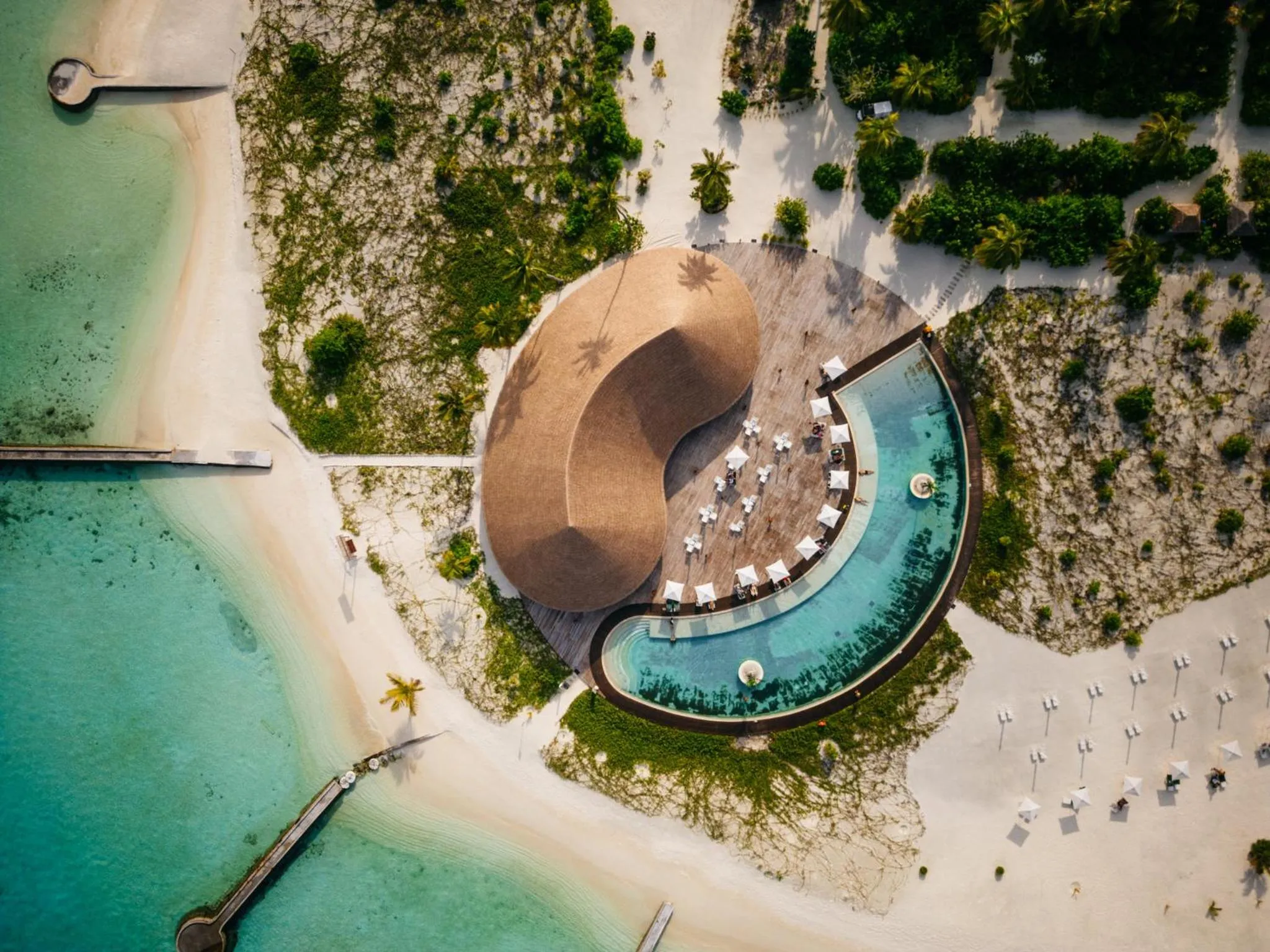 Swimming pool in Cinnamon Velifushi Maldives - Free One-Way Speedboat and 02 Kids Under 12 Stay & Dine Free
